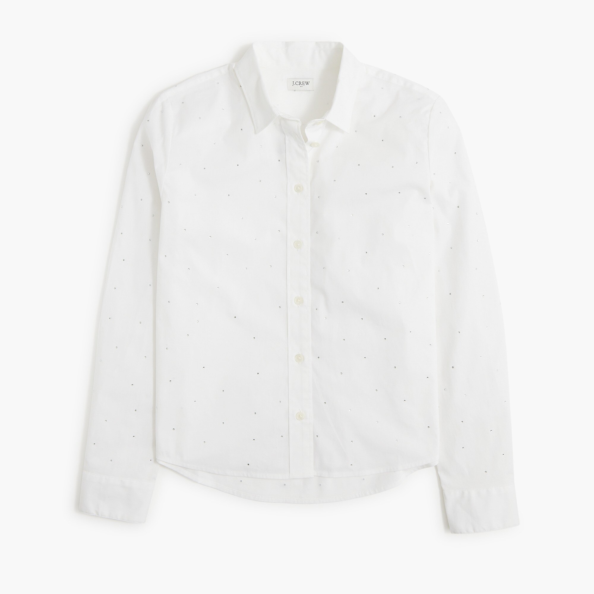  Rhinestone modern button-down