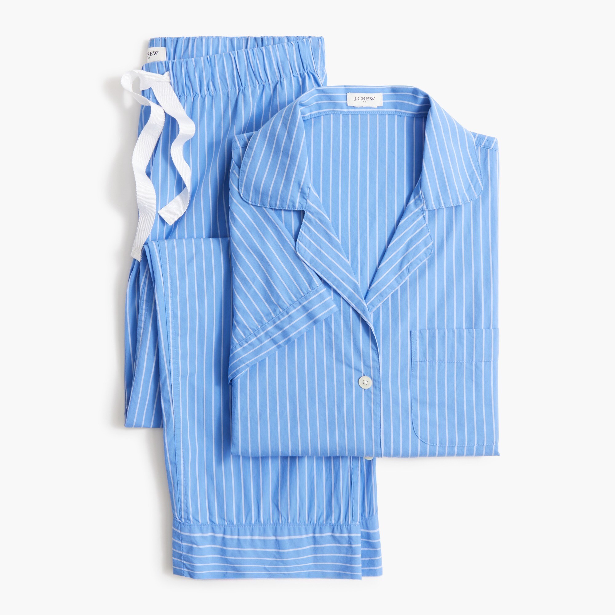 womens Cropped short-sleeve pant pajama set