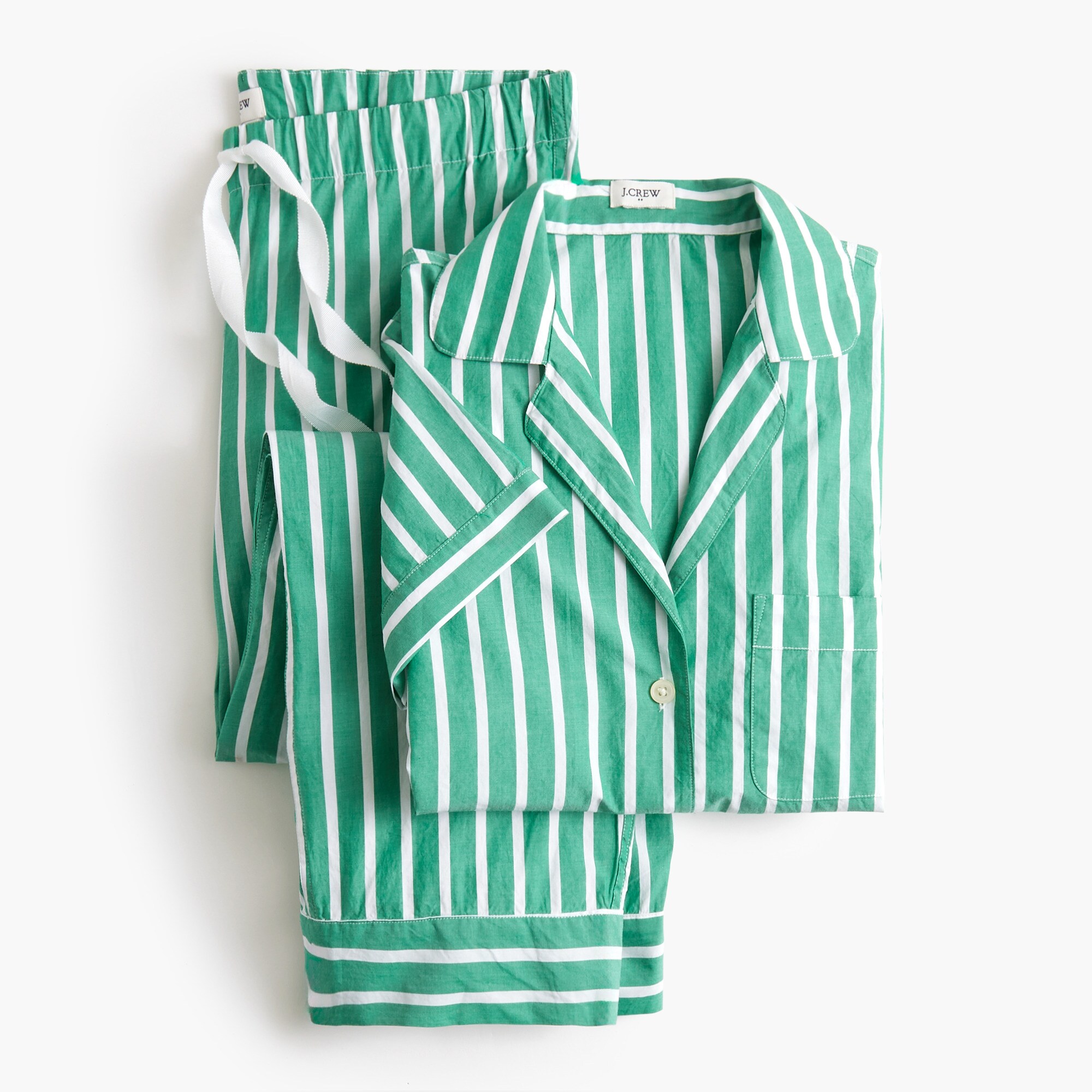 womens Cropped short-sleeve pant pajama set