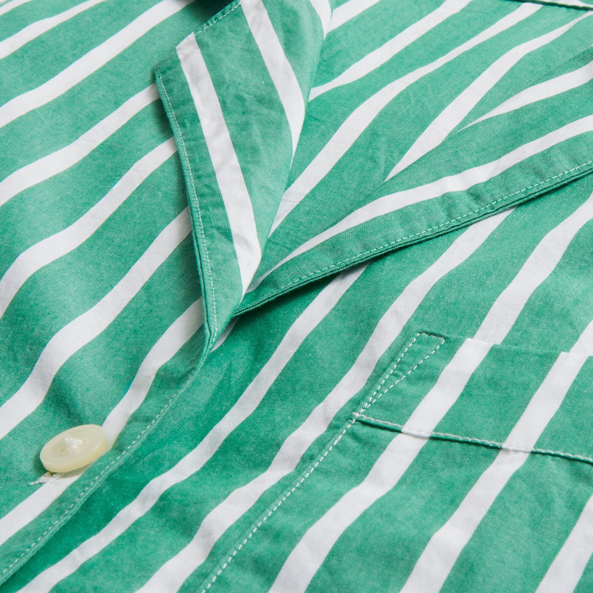 Cropped short-sleeve pant pajama set