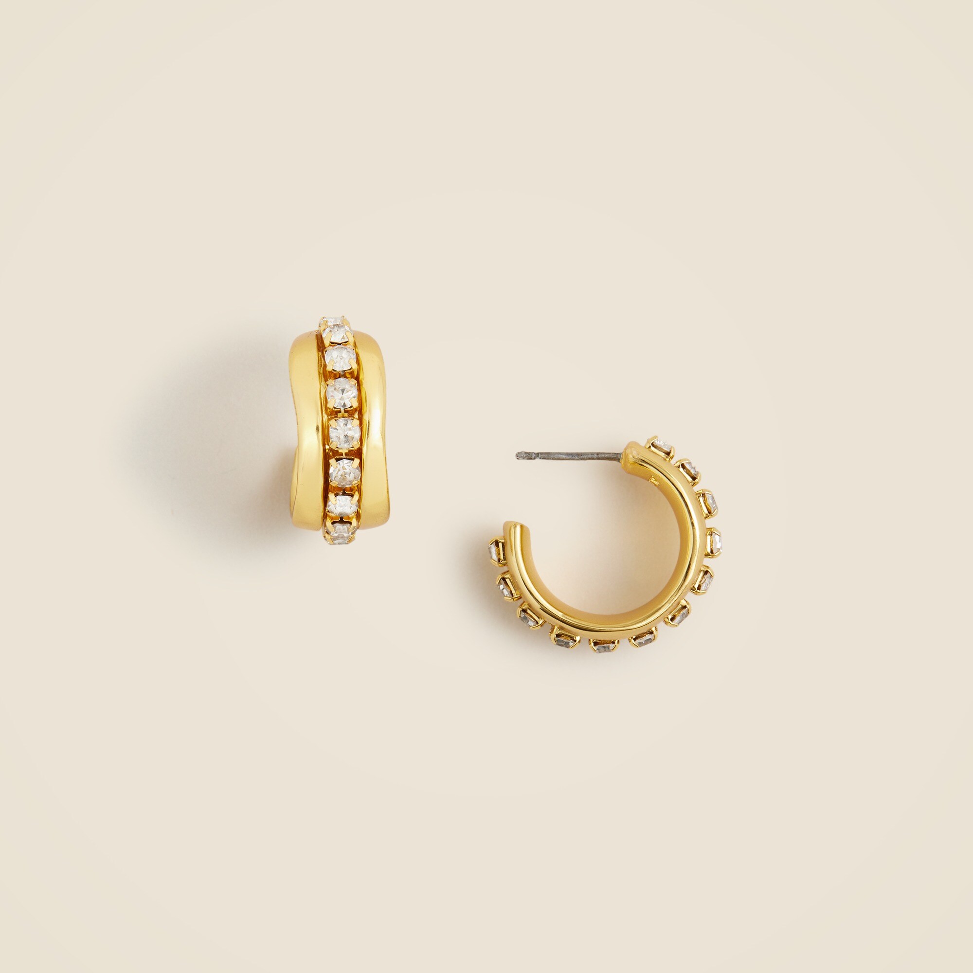 Sparkle hoop earrings