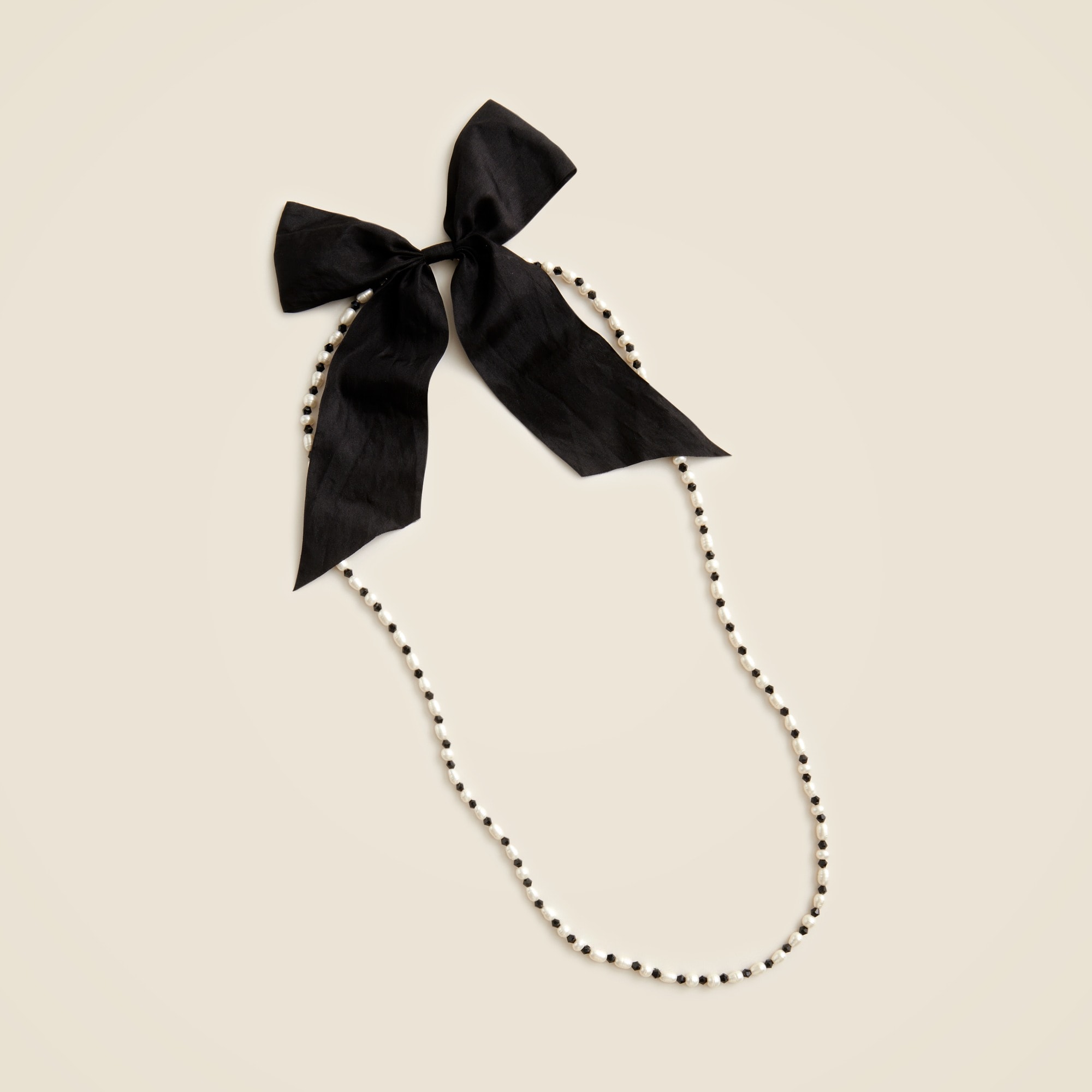 ★HAS★ HDM019 Long bow ribbon necklace 14k Gold Polished Ribbon Bow Pendant with Chain Necklace