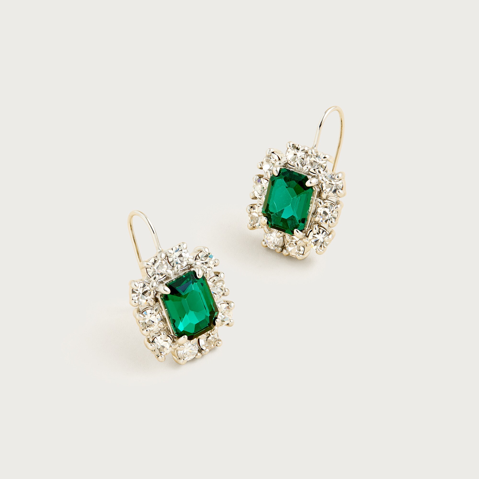 Gemstone drop earrings