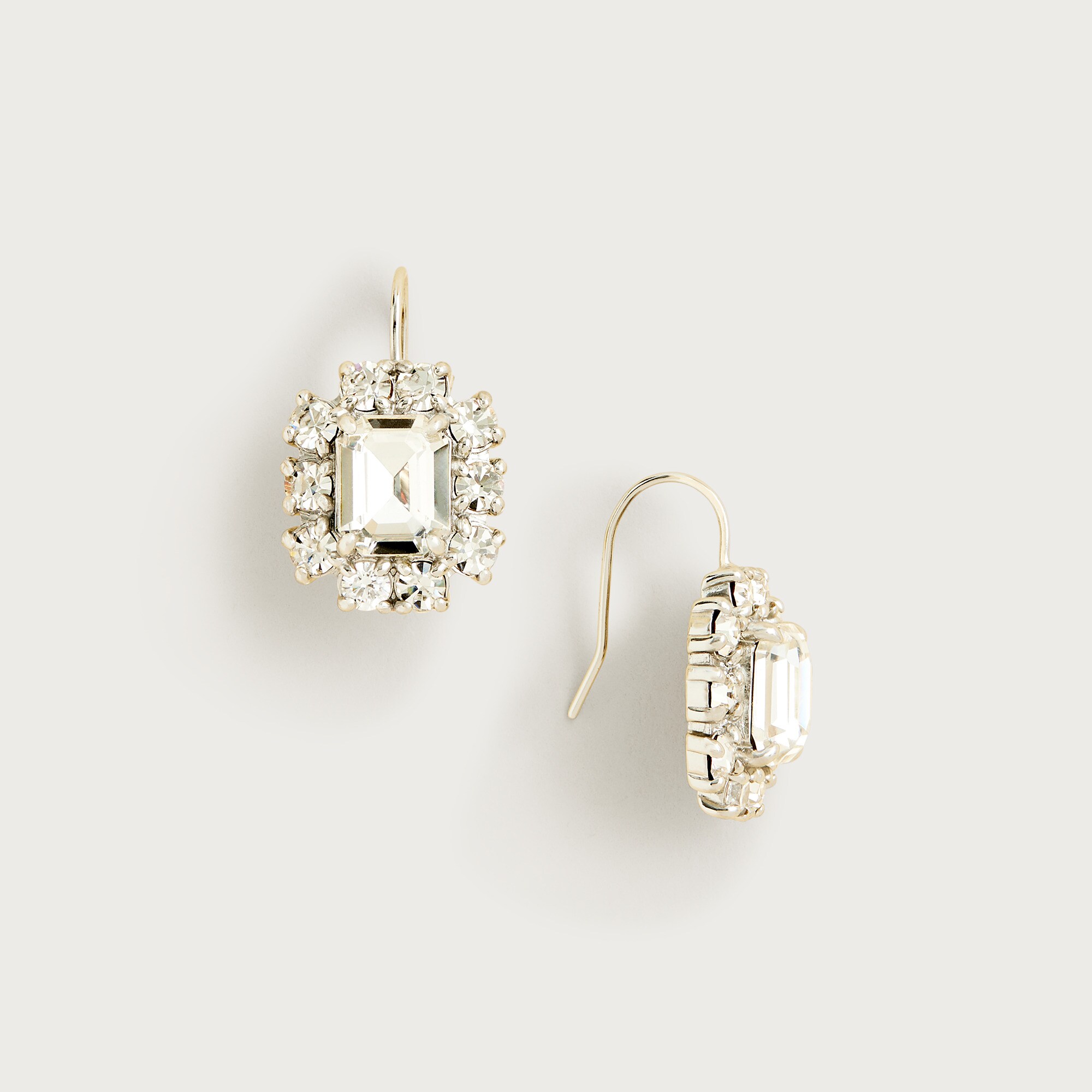 Gemstone drop earrings