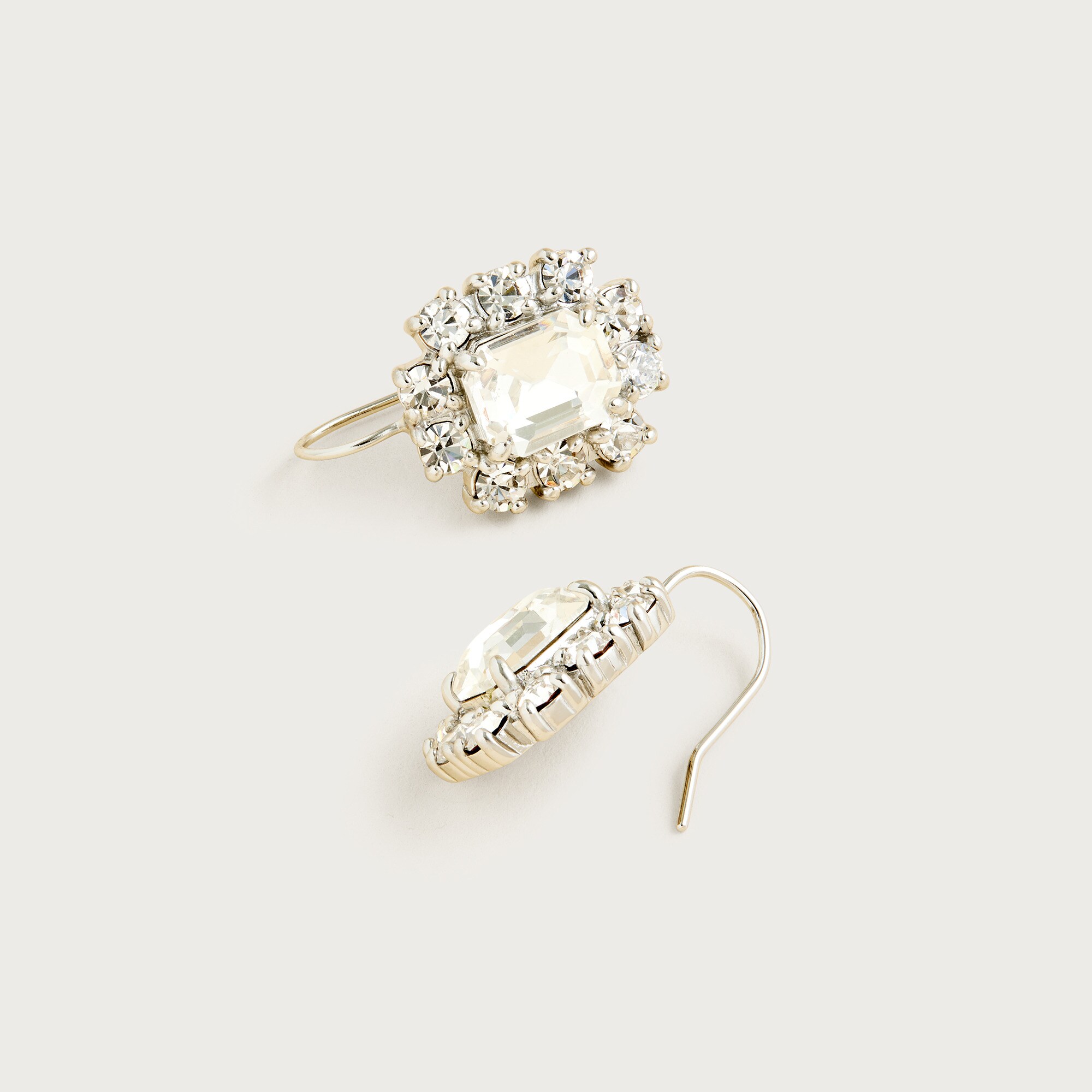 Gemstone drop earrings