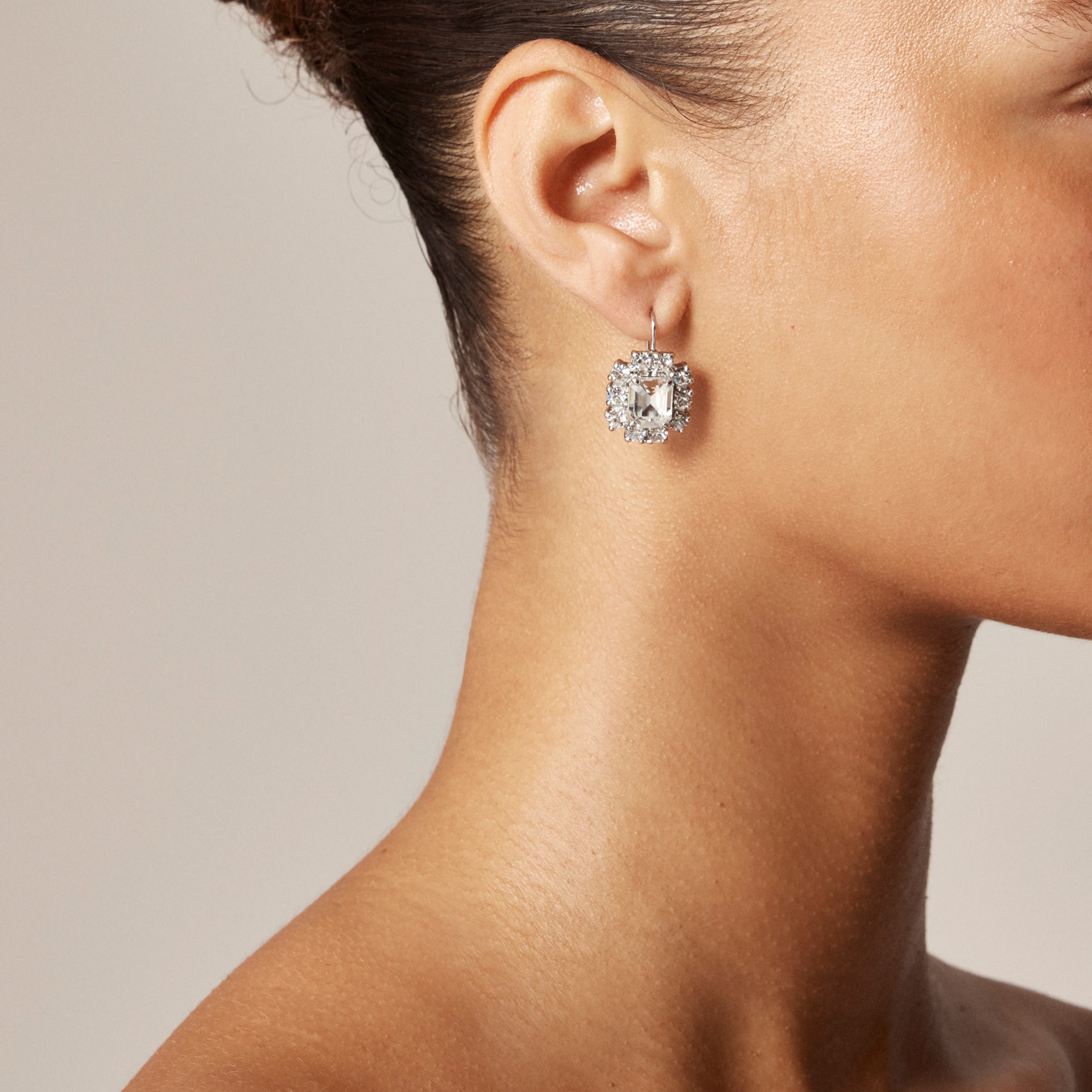 womens Gemstone drop earrings