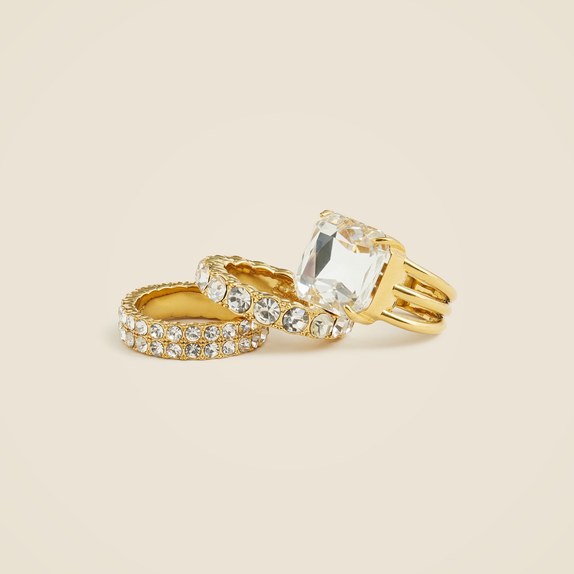 J Crew ring Semi precious rings Womens jewelry rings Silver ring set