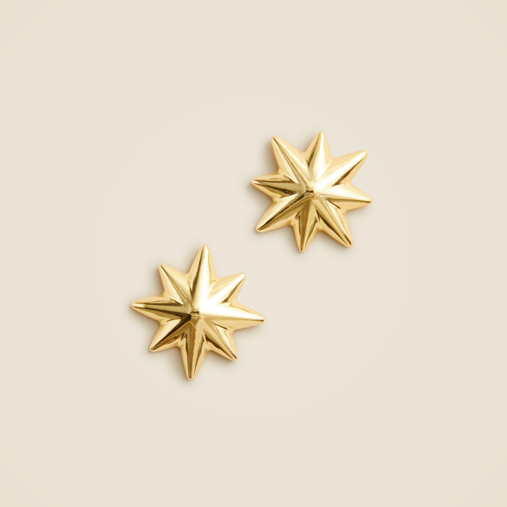 Oversized starburst stud earrings