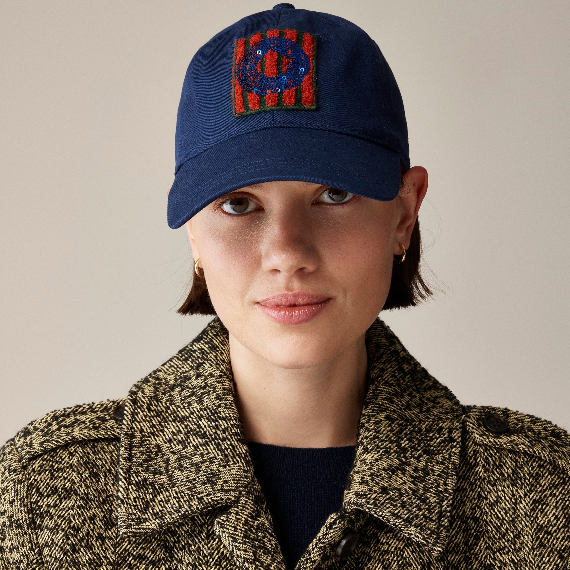 womens Christopher John Rogers X J.Crew baseball hat