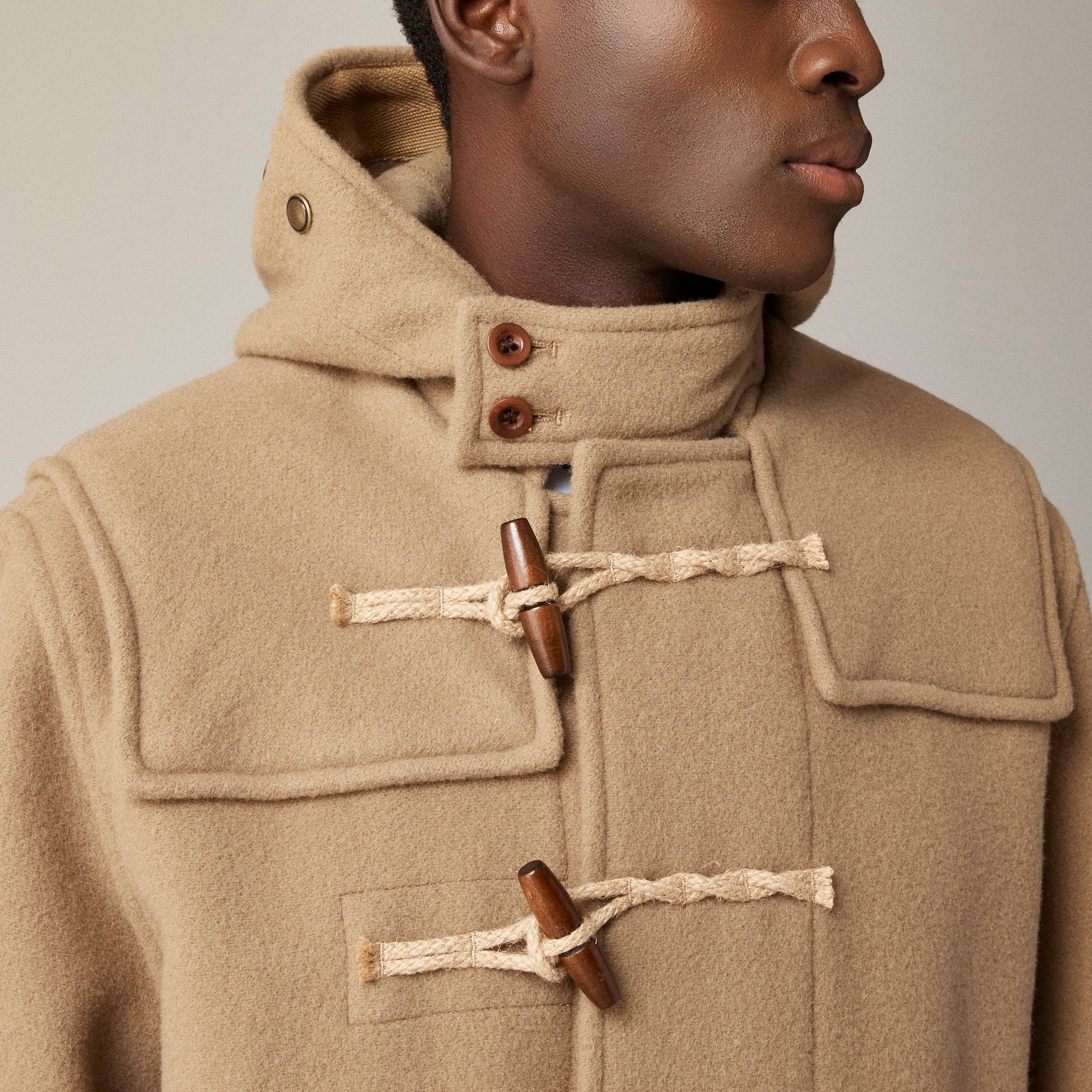 Gloverall® X J.Crew Monty duffel coat in wool blend