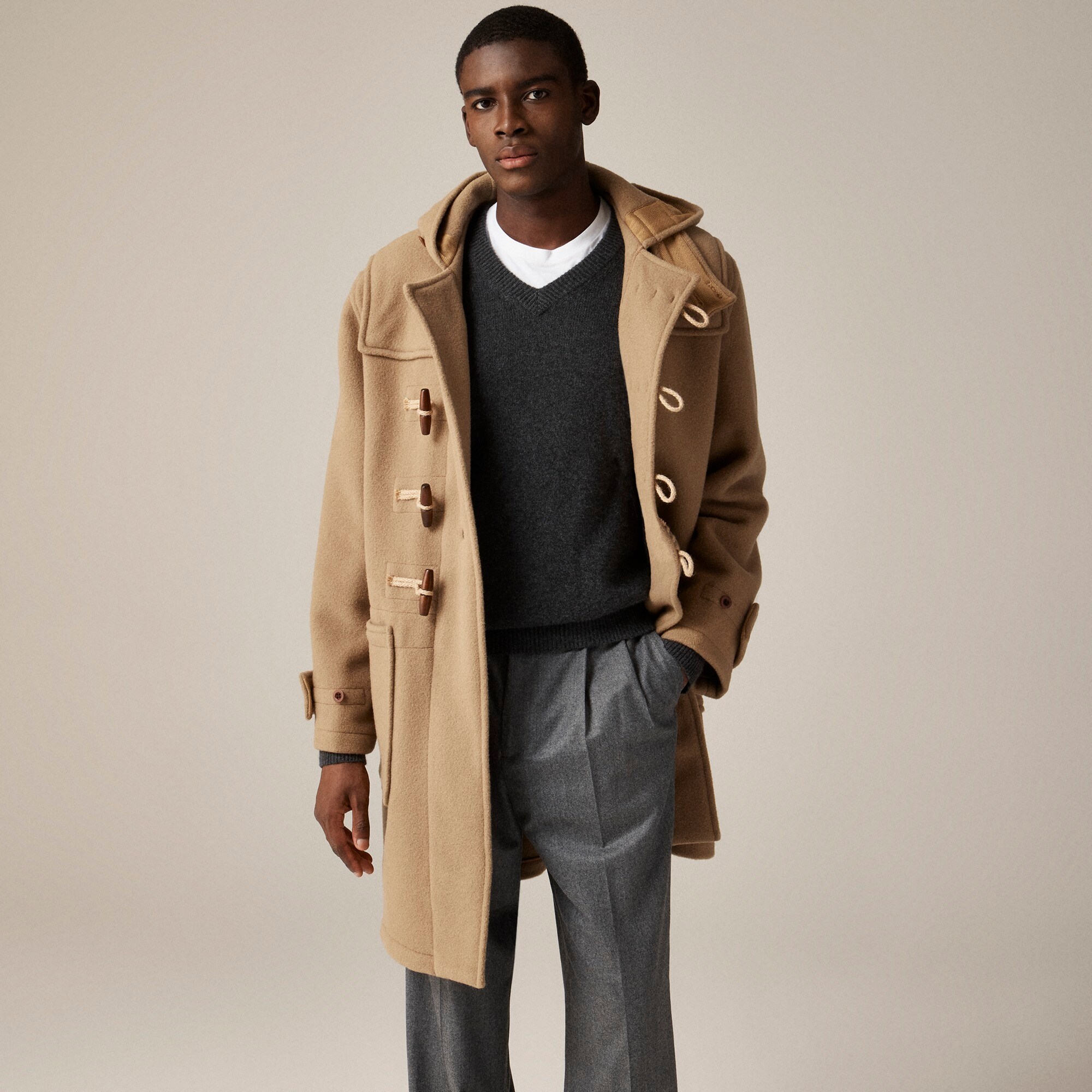 Gloverall® X J.Crew Monty duffel coat in wool blend