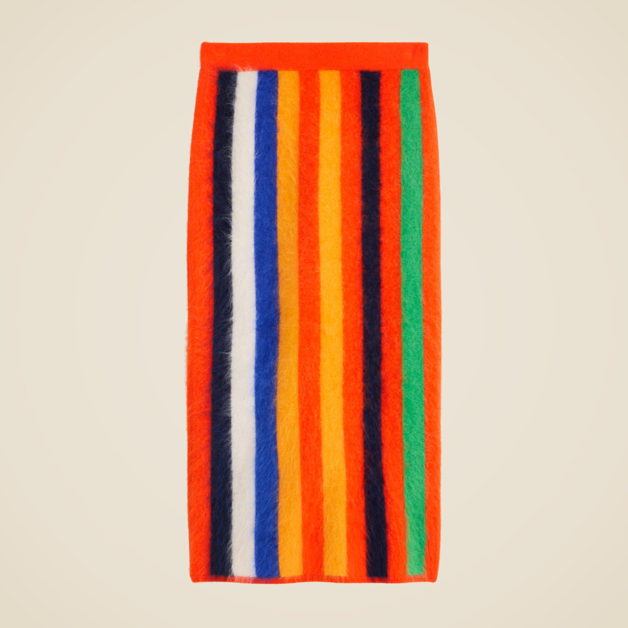 Christopher John Rogers X J.Crew brushed cashmere pencil skirt