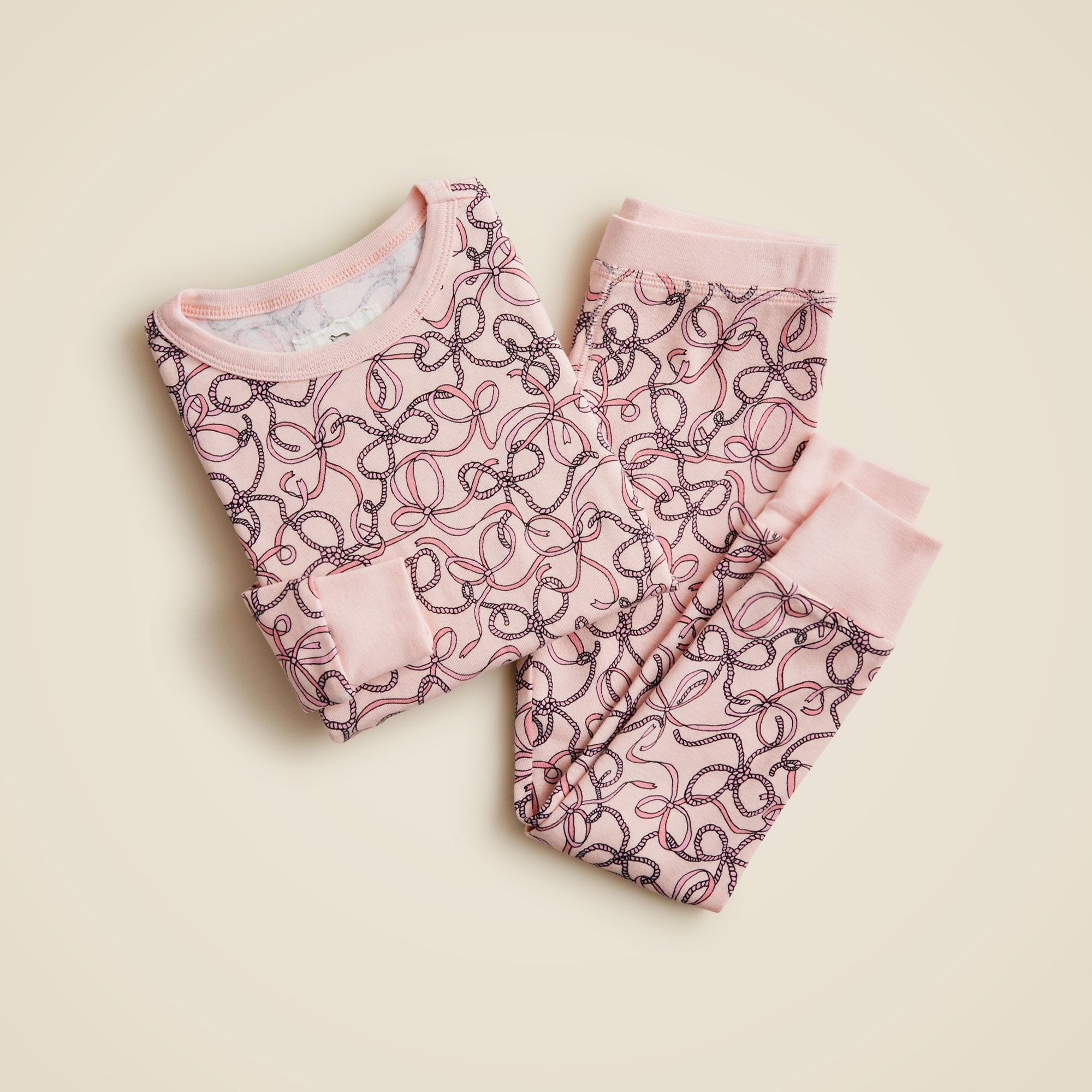 J.Crew Girls Long sleeve Printed Sleep Set For Girls
