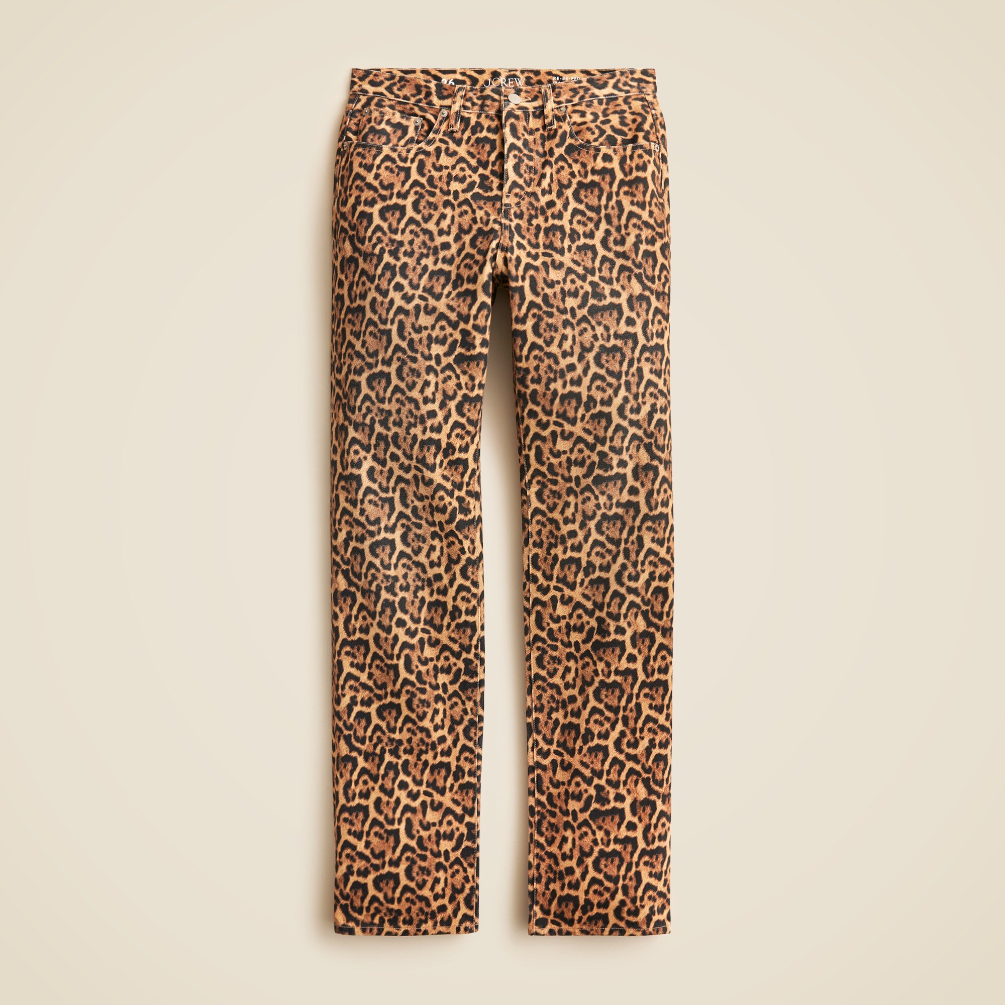 Leopard Mid-rise Slouchy Jean In 1984 Rigid For Women | J.Crew