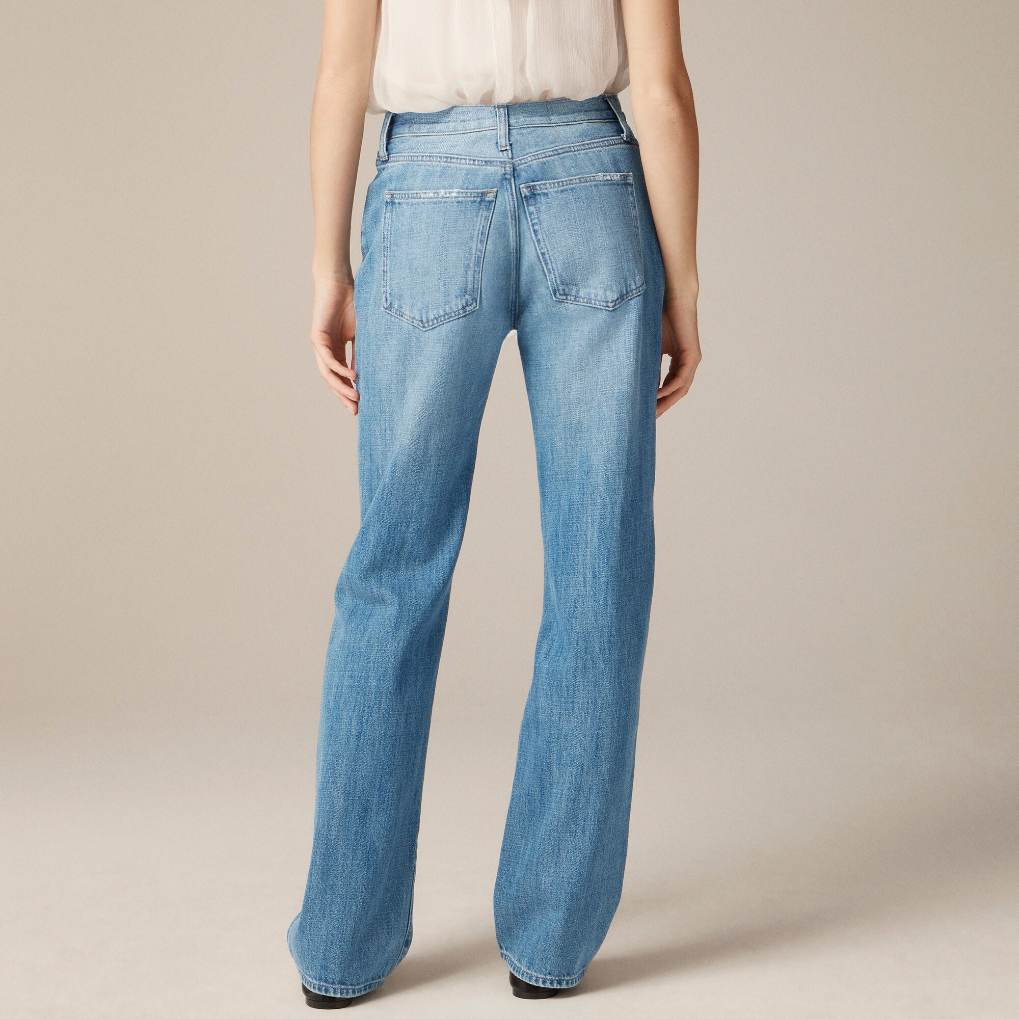 Slouchy distressed jean