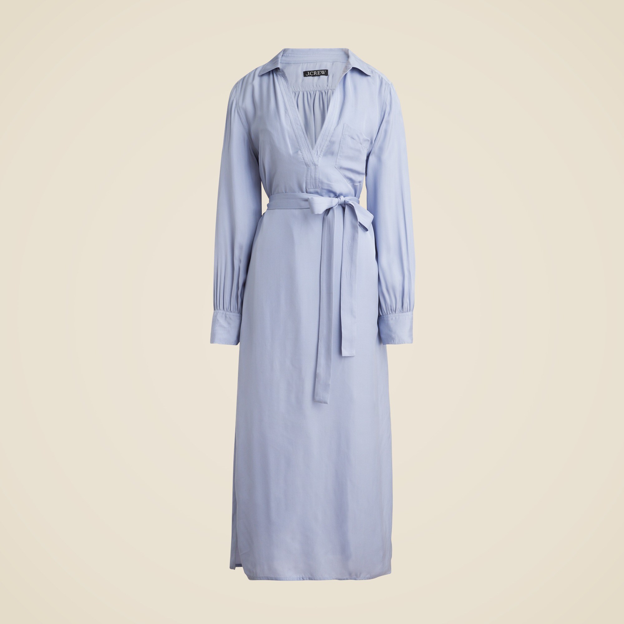 Bungalow Dress In Drapey Viscose Twill For Women | J.Crew