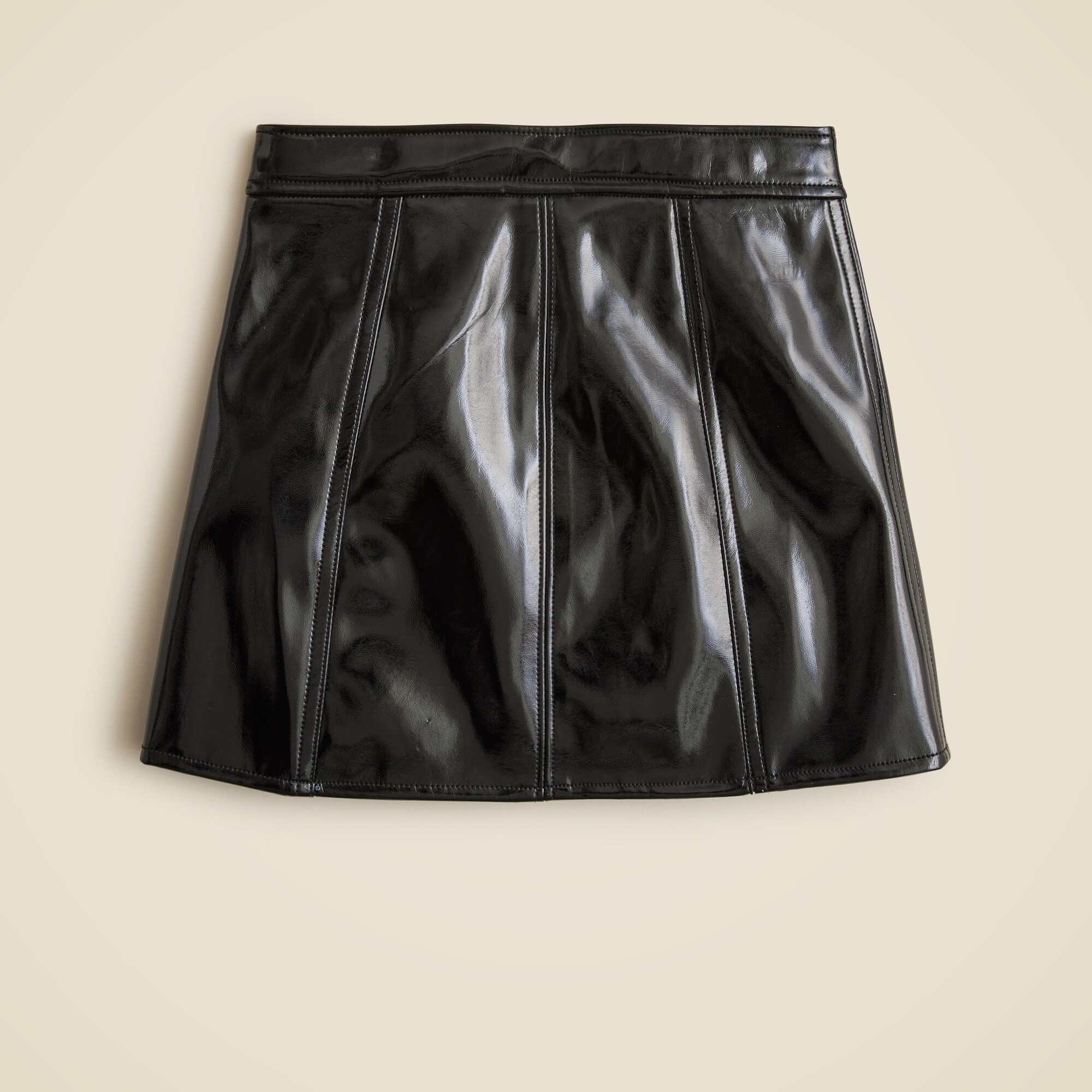 J crew faux leather mini skirt hotsell