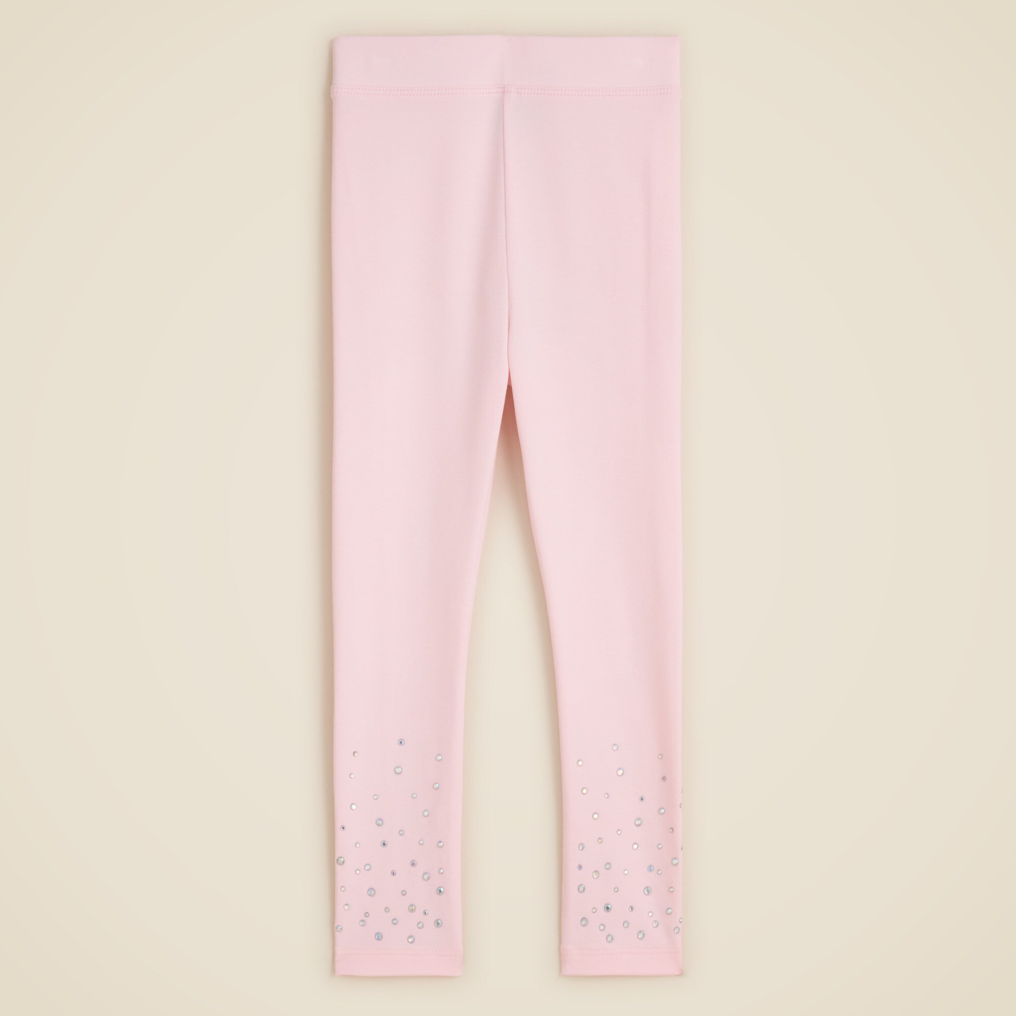  Girls' everyday leggings with hotfix crystals
