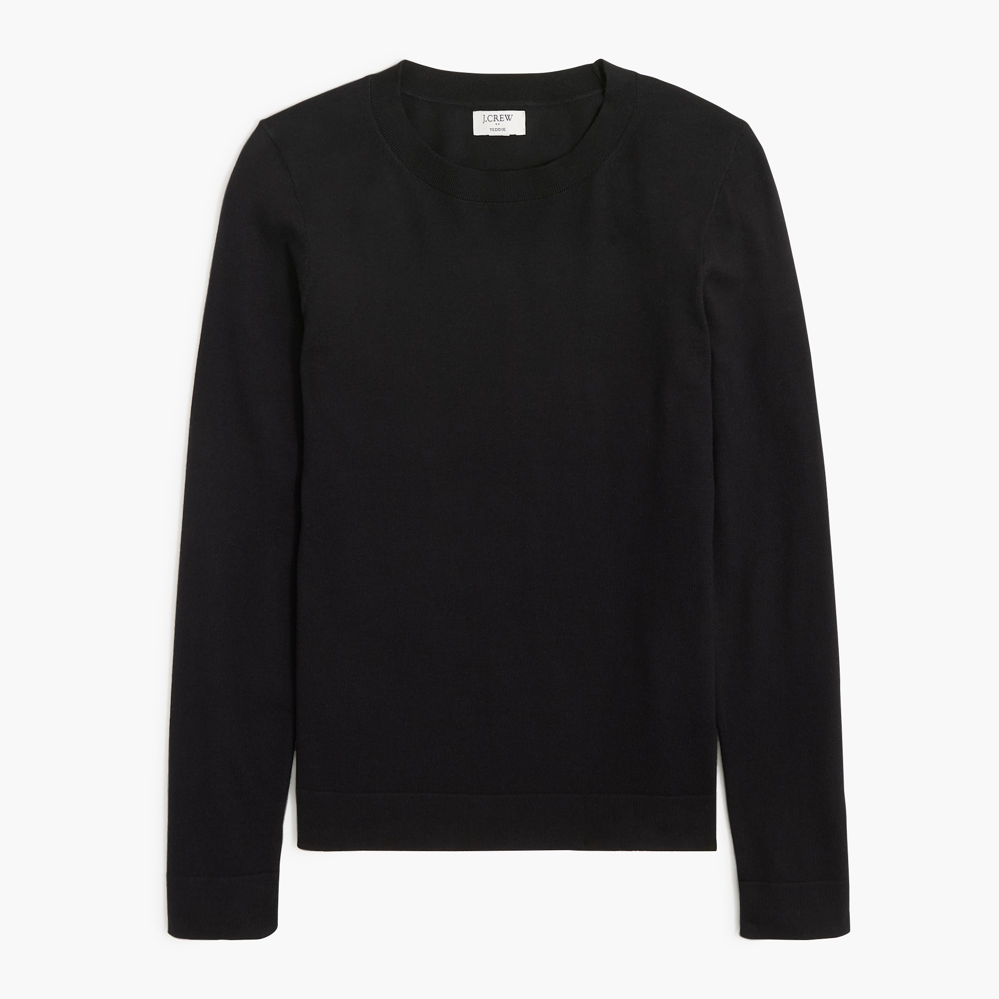 Long-sleeve ribbed everyday tee