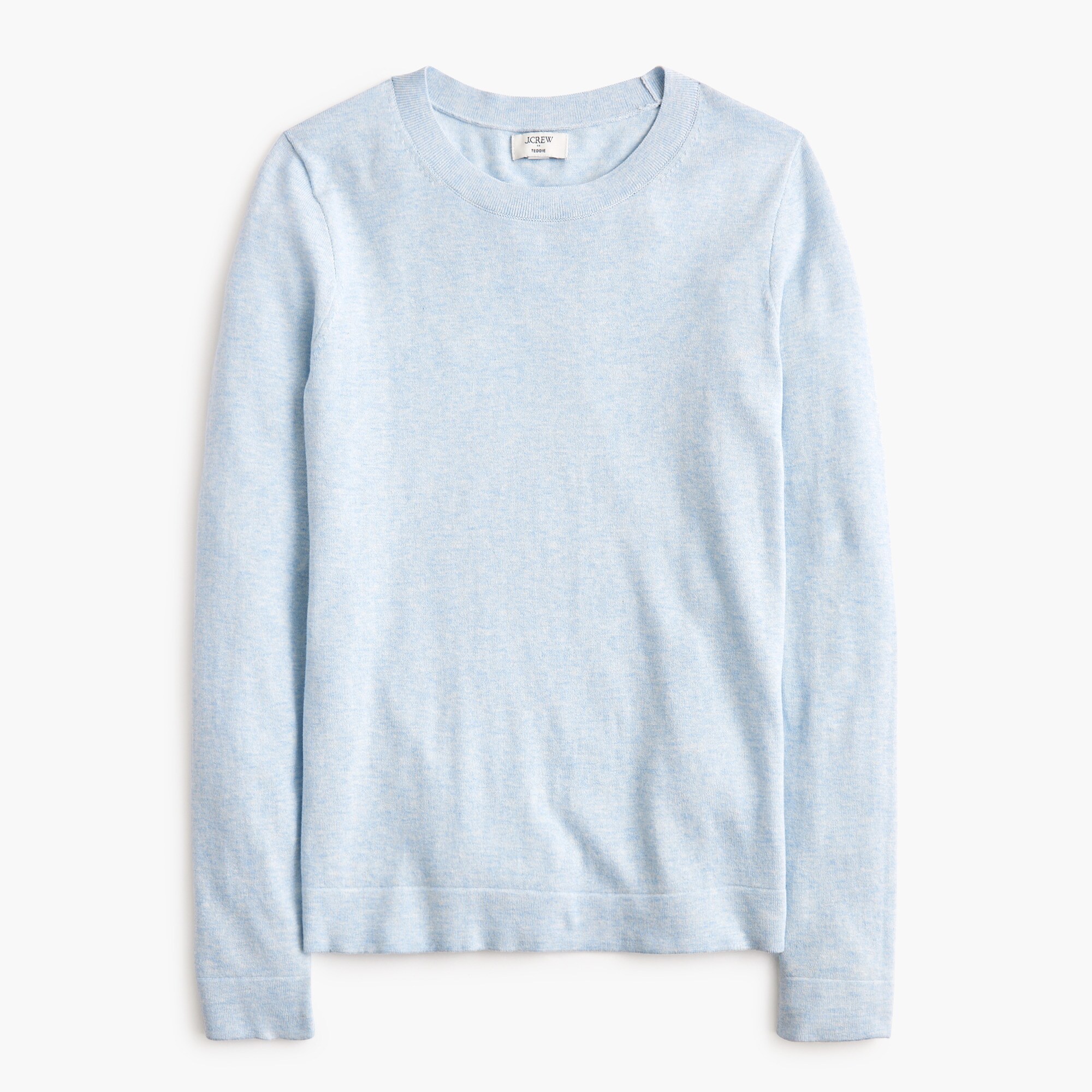 Cable crewneck sweater