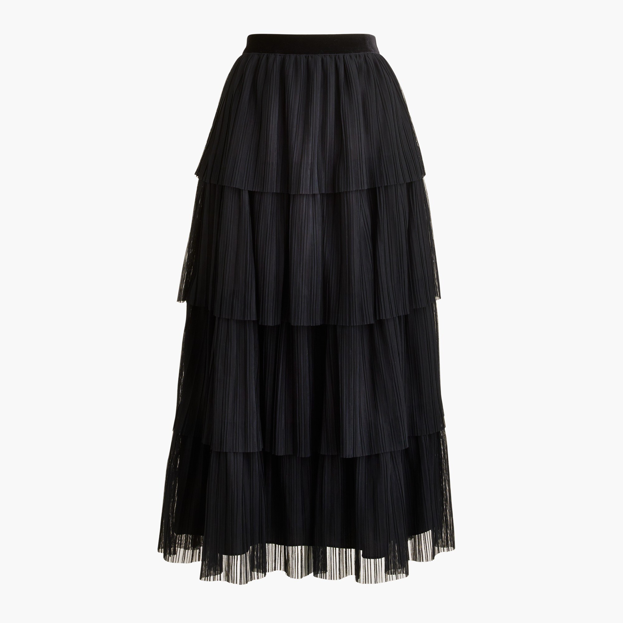 Tulle tiered skirt