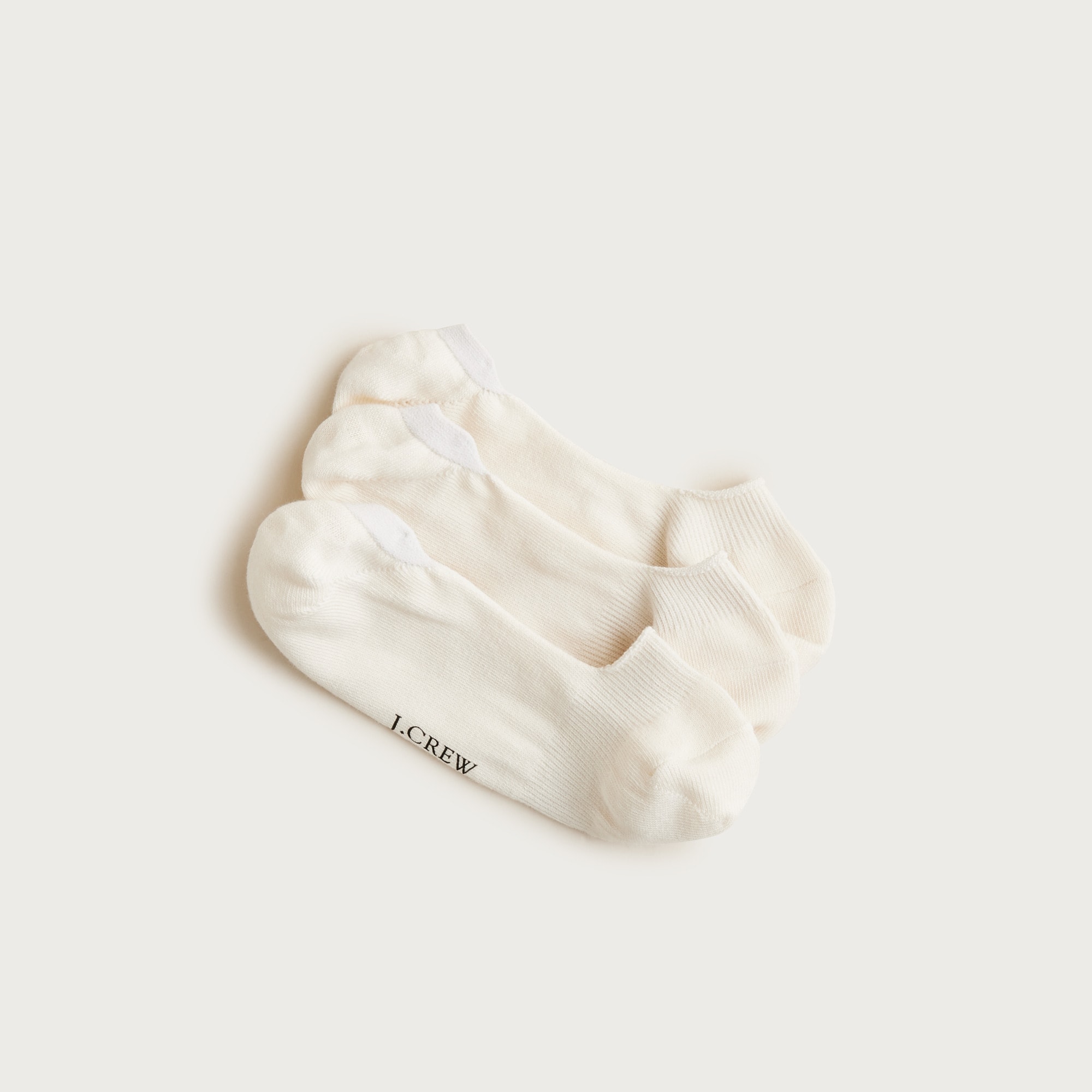  No-show socks three-pack