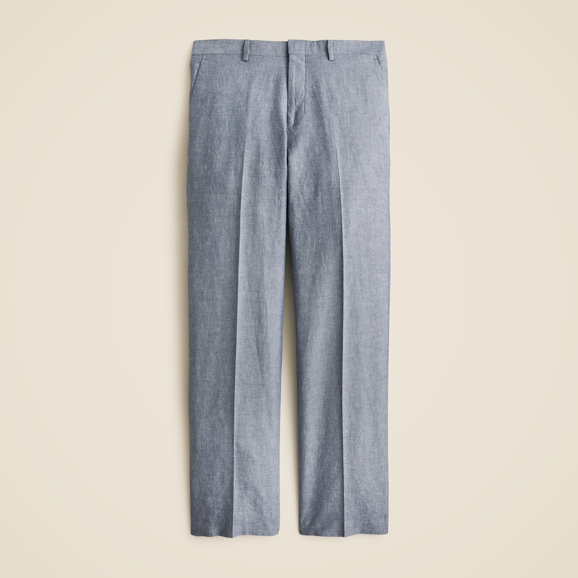 Crosby Classic-fit suit pant in Irish cotton-linen blend