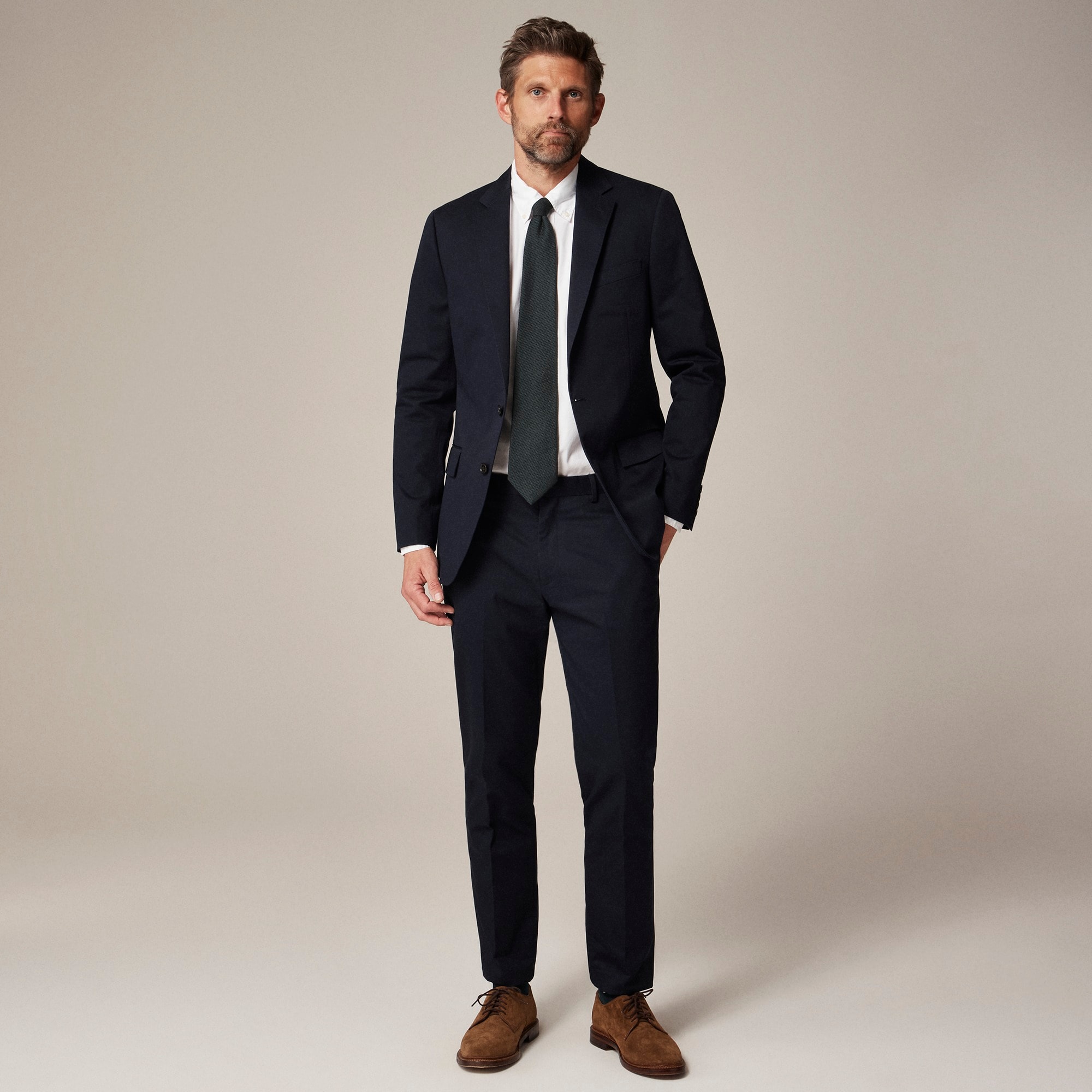 mens Ludlow Slim-fit suit jacket in Japanese cotton chino