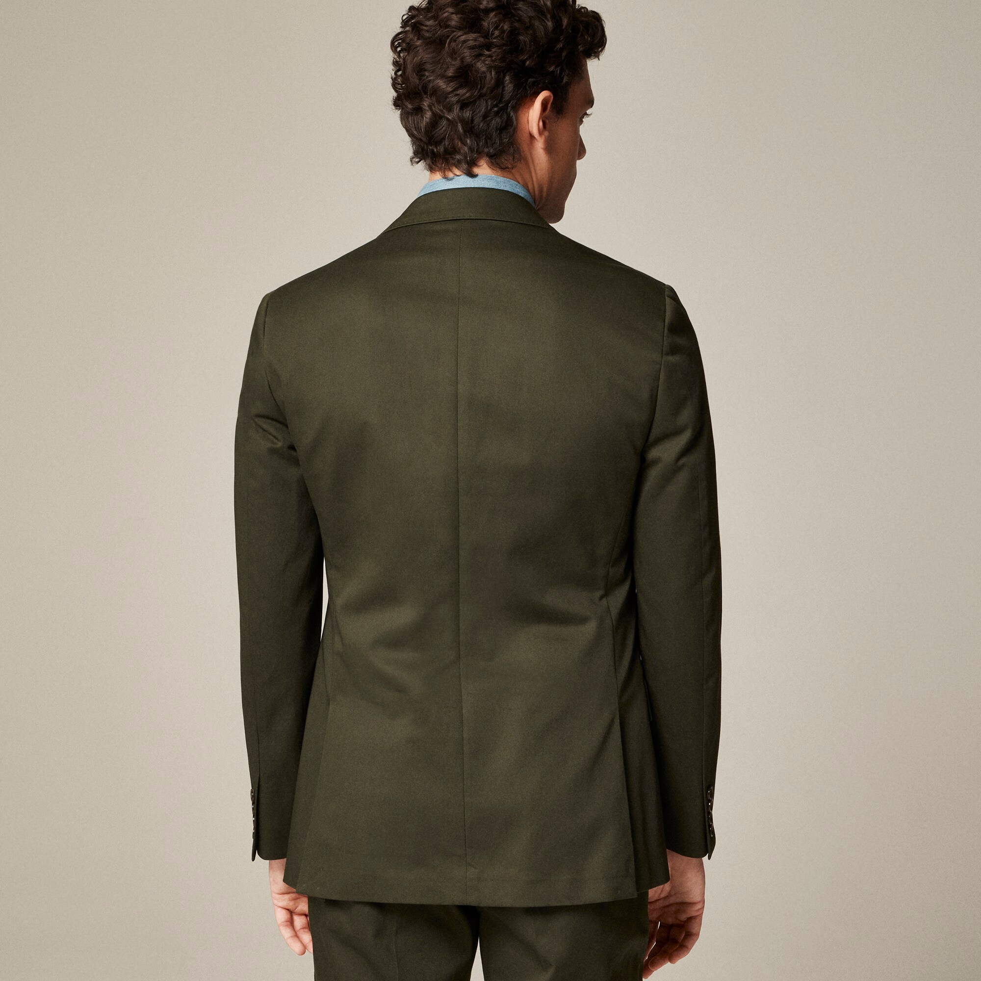 Ludlow Slim-fit suit jacket in Japanese cotton chino