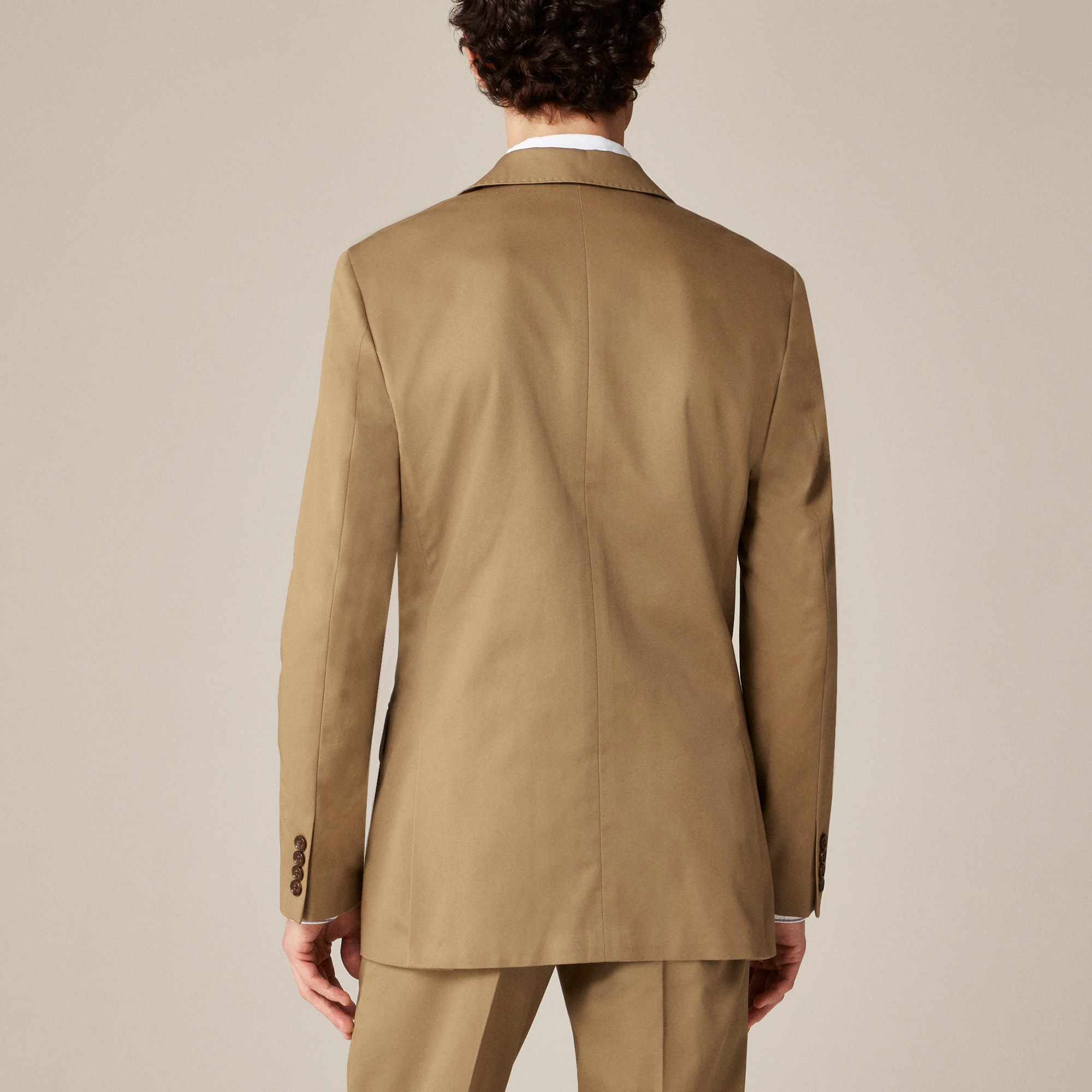 Ludlow Slim-fit suit jacket in Japanese cotton chino