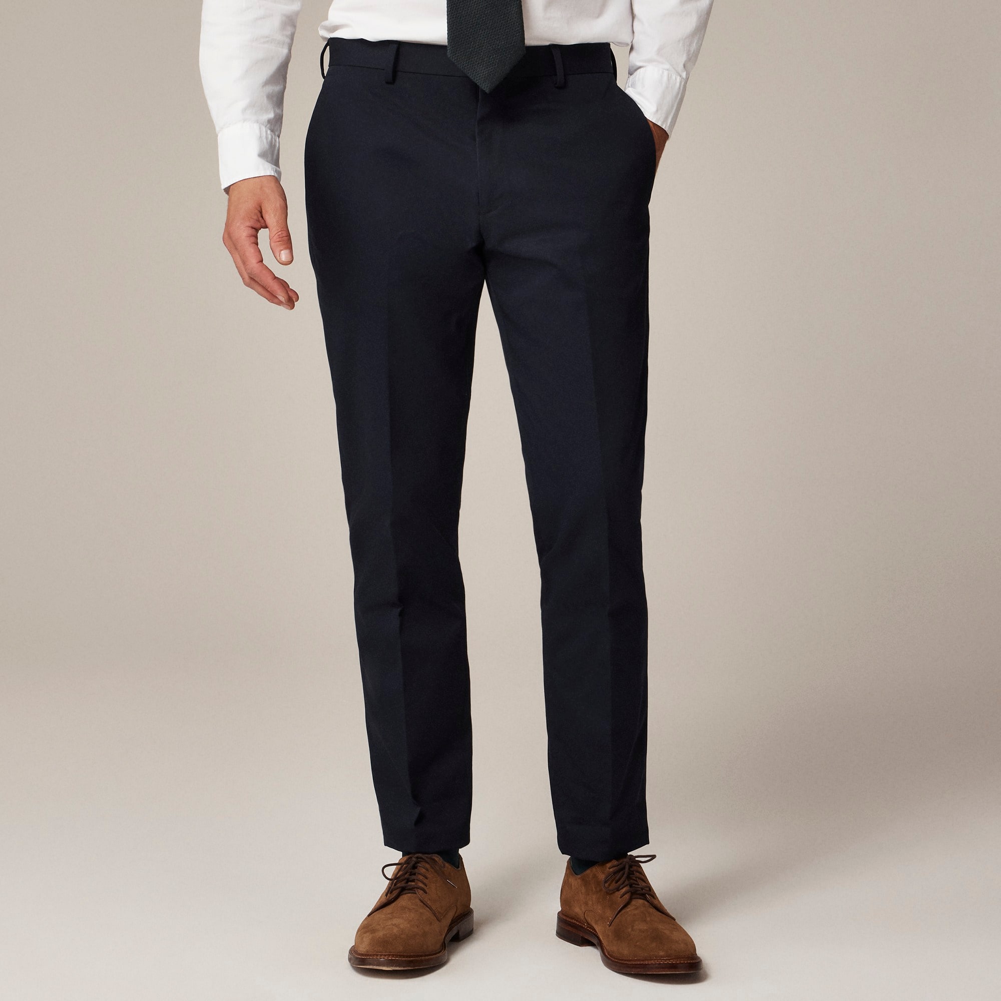 mens Ludlow Slim-fit suit pant in Japanese cotton chino