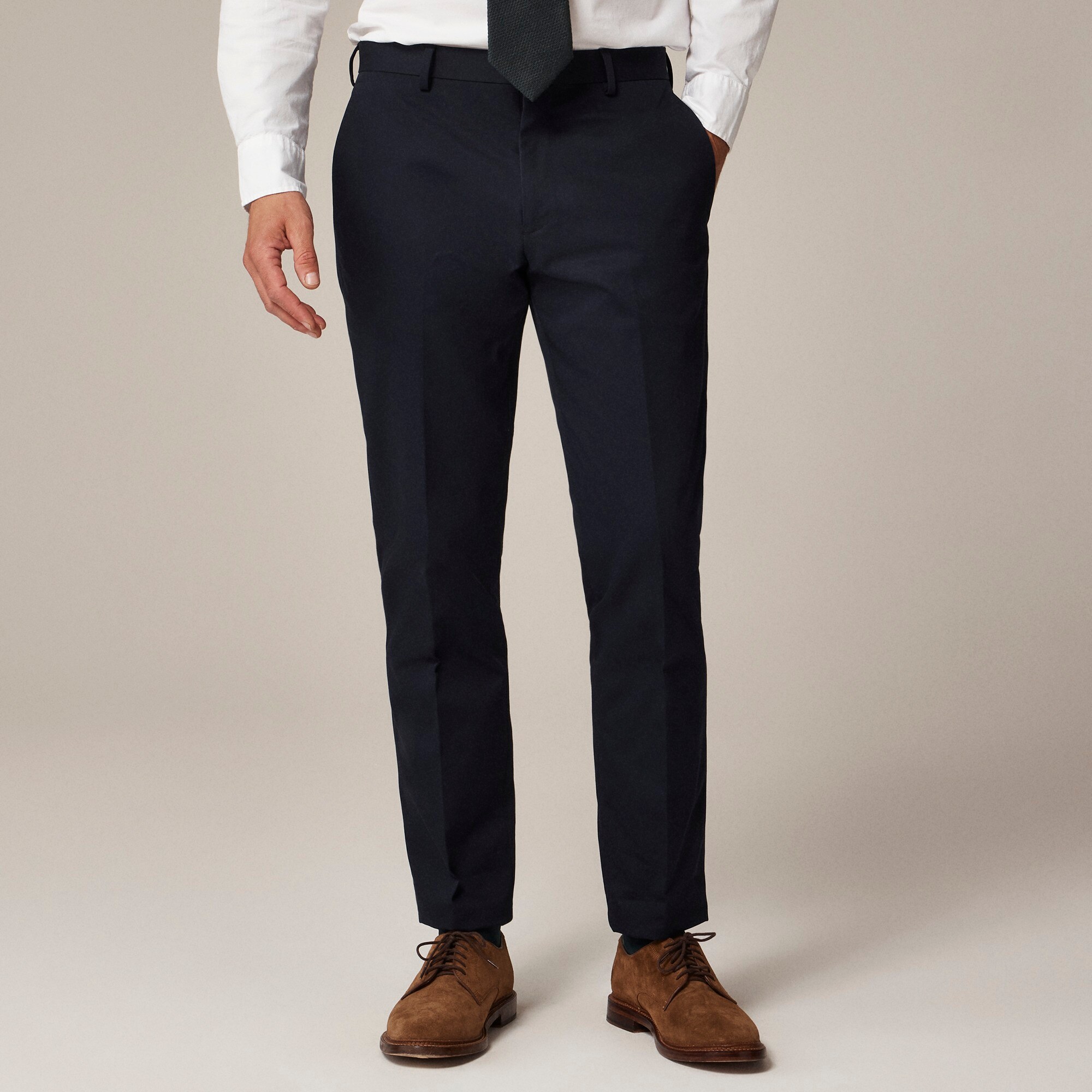 mens Ludlow Slim-fit suit pant in Japanese cotton chino