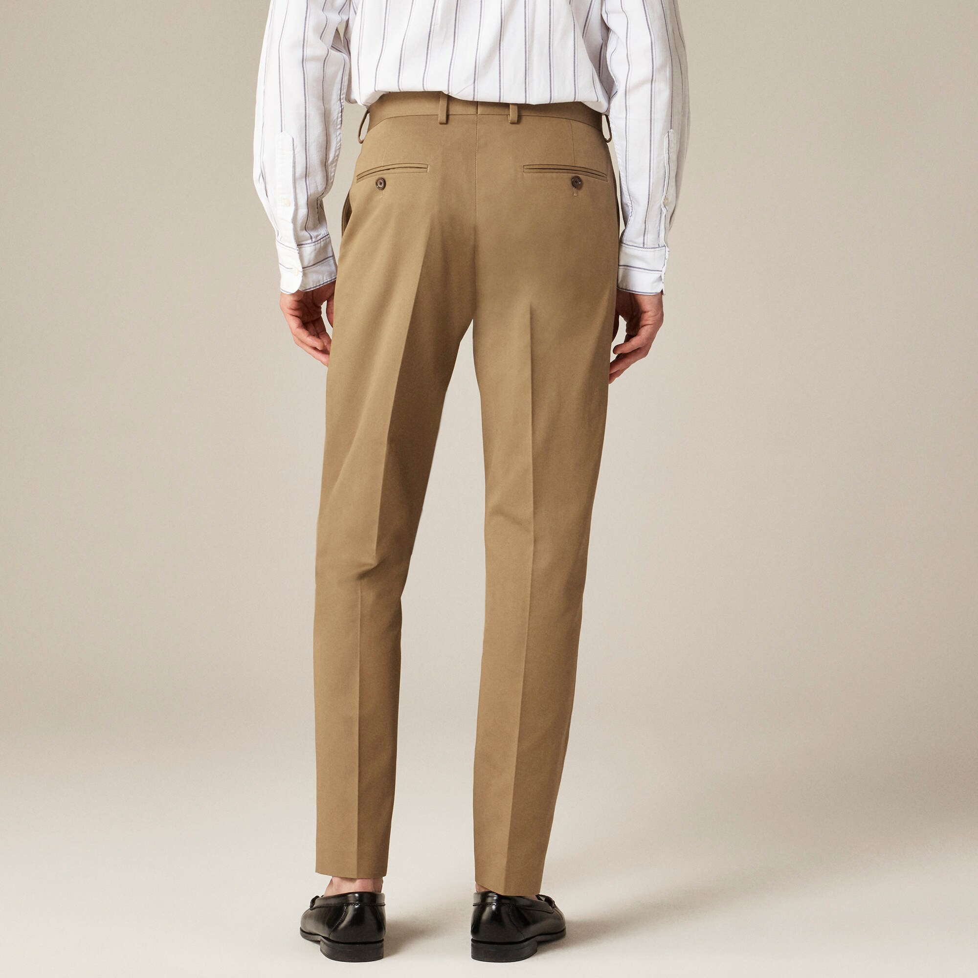 Ludlow Slim-fit suit pant in Japanese cotton chino