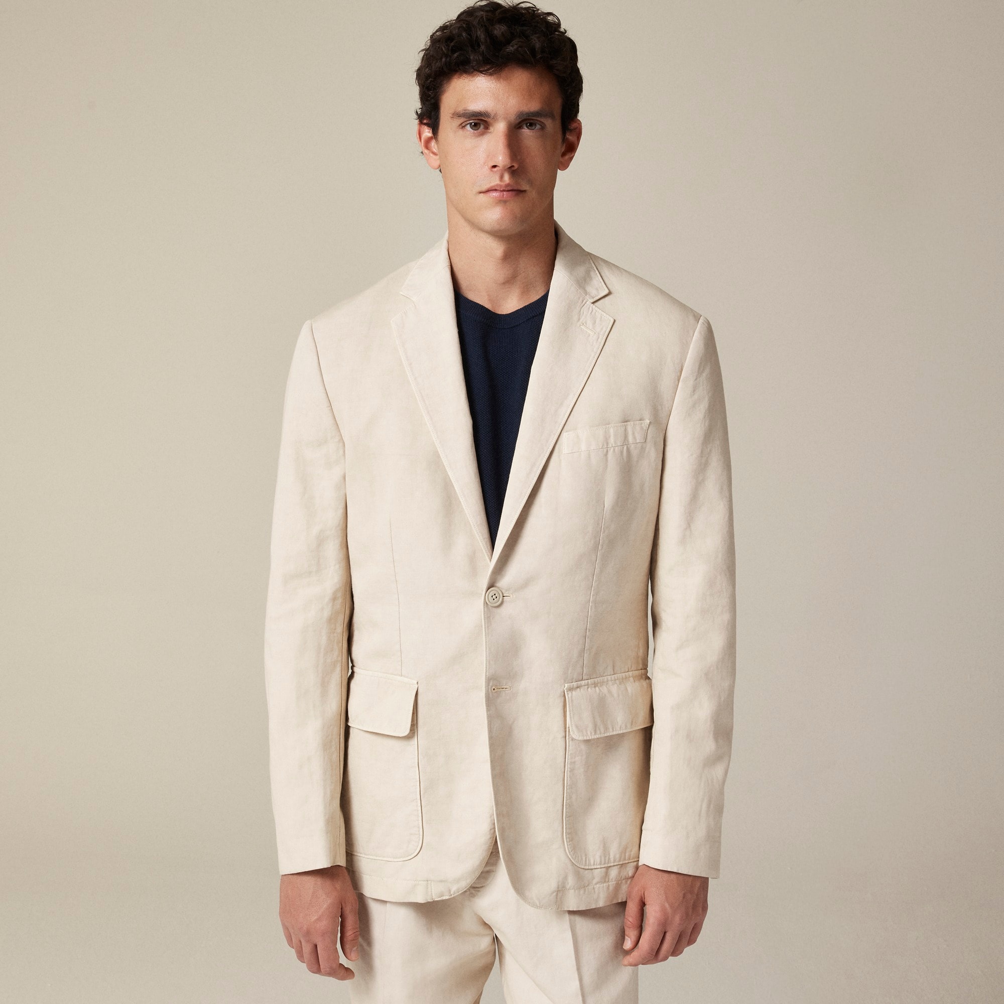 ジャケット・アウター 90s jcrew linen 100% tailored jacket 90s jcrew linen 100% tailored jacket