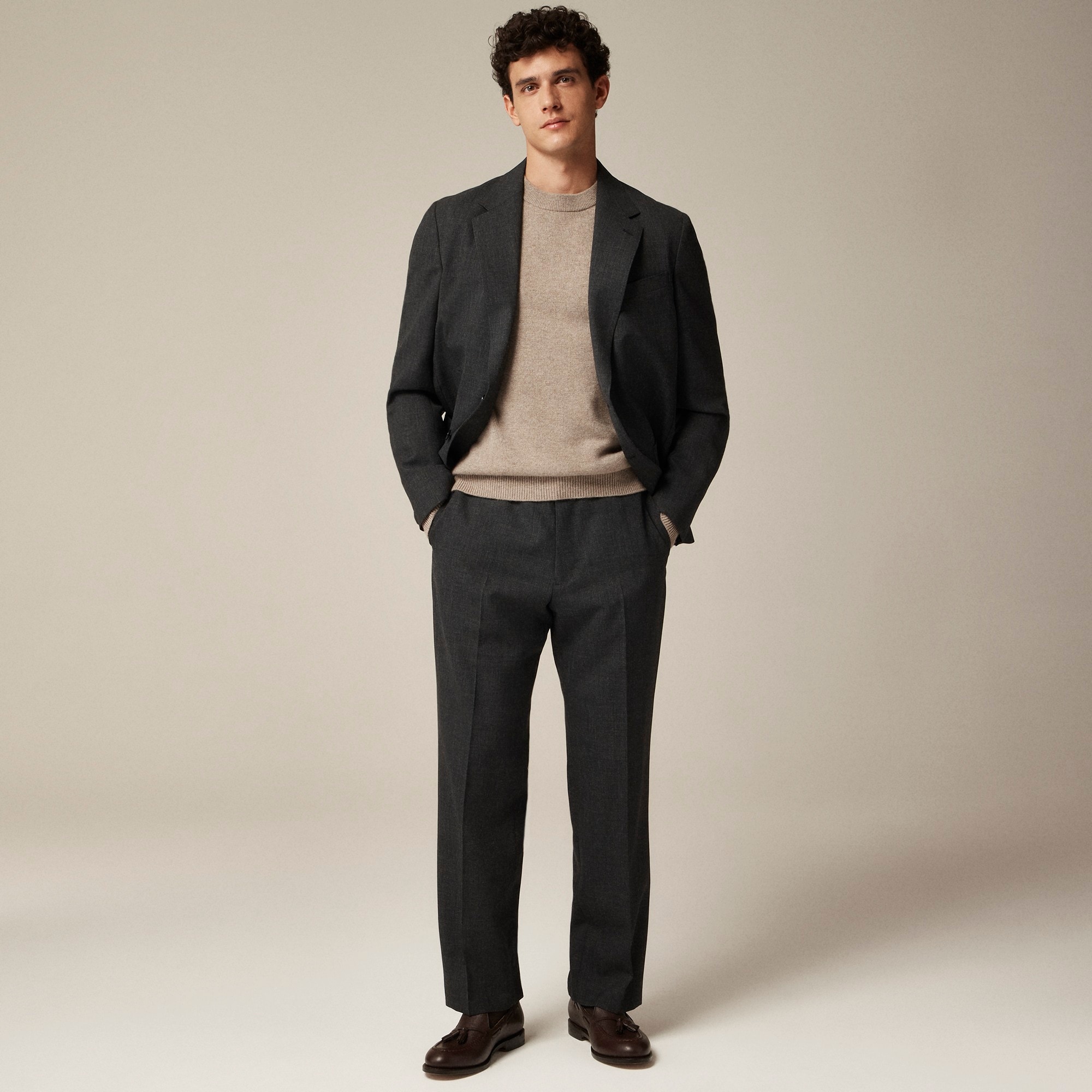 mens Kenmare Relaxed-fit suit jacket in English fresco wool