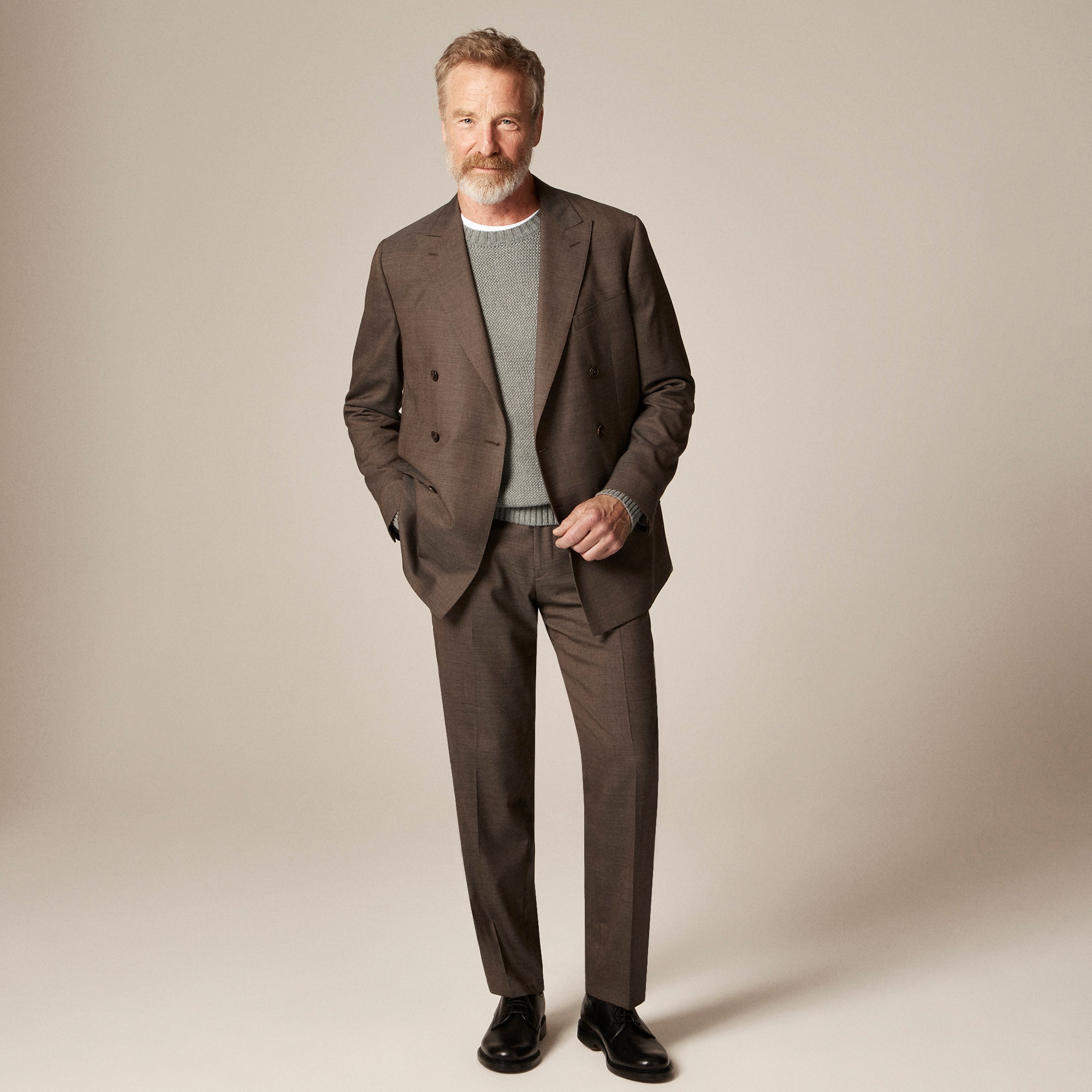 Kenmare Relaxed-fit suit jacket in Italian wool