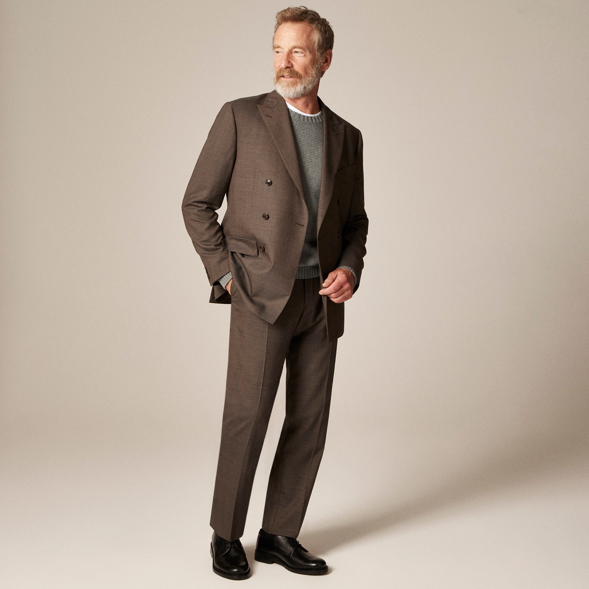 Kenmare Relaxed-fit suit pant in Italian wool