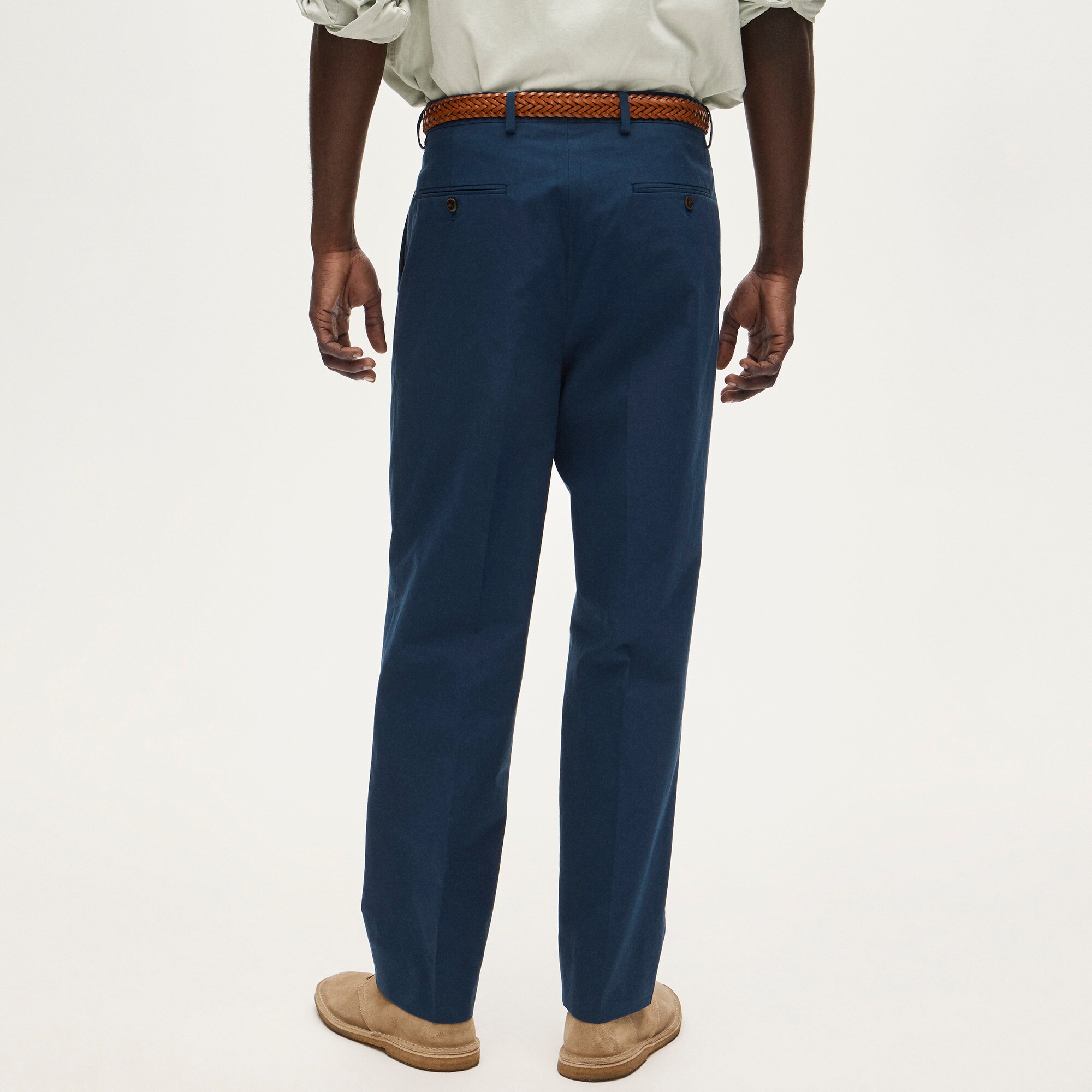 Relaxed-fit Suit Pant In Cotton Poplin For Men | J.Crew