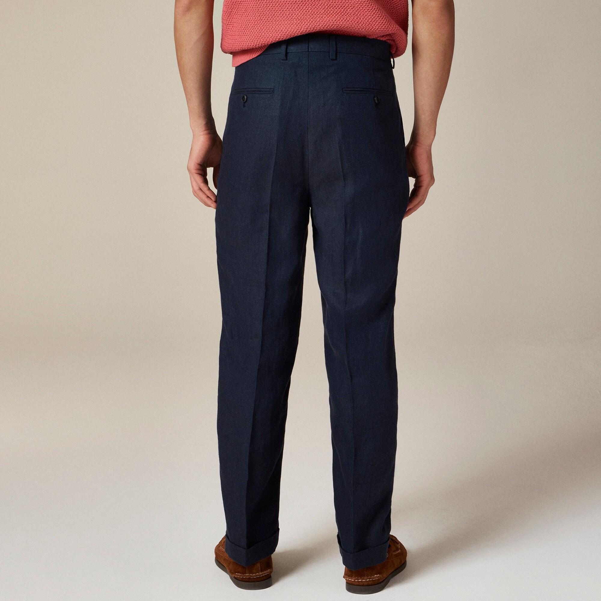スーツ ORGANIC COTTON DOUBLE PLEATED TROUSERS MARKAWARE - DOUBLE PLEATED TROUSER ORGANICCOTTON SURVIVALCLOTH