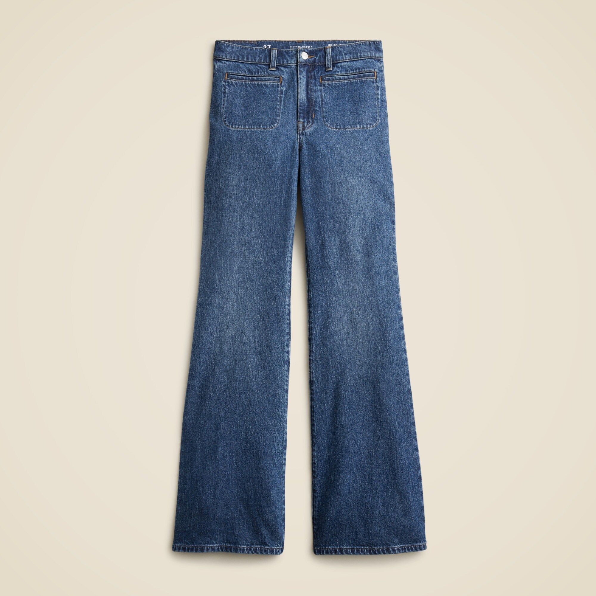High-rise flare jean