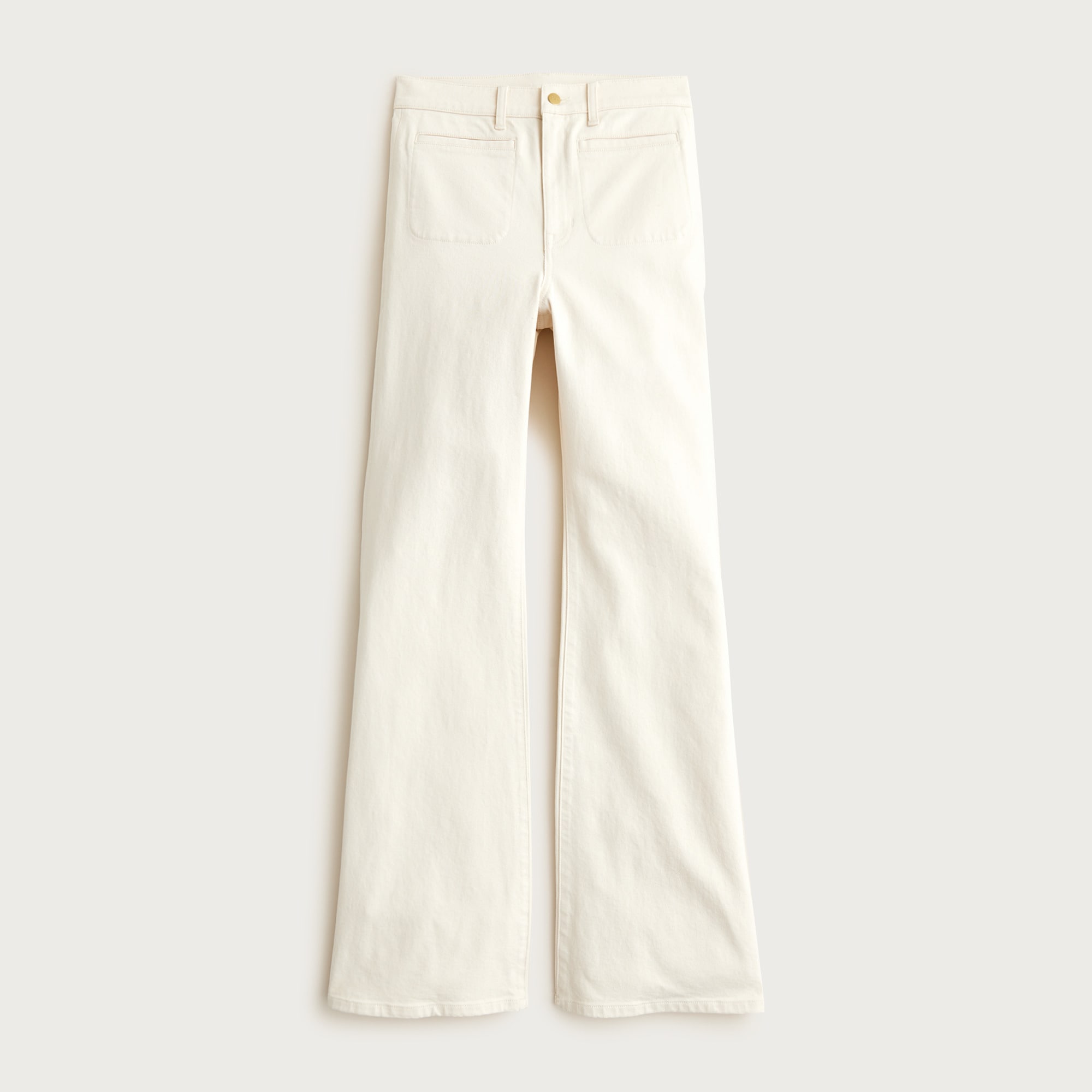High-rise flare jean in 1996 semi-stretch