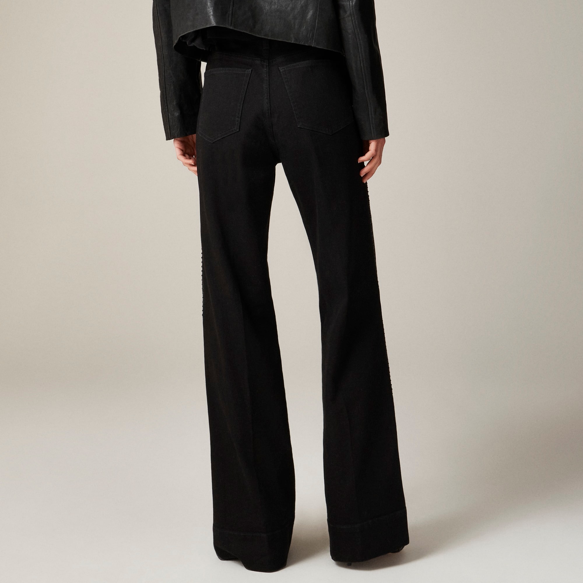 Embellished denim trouser - image 5