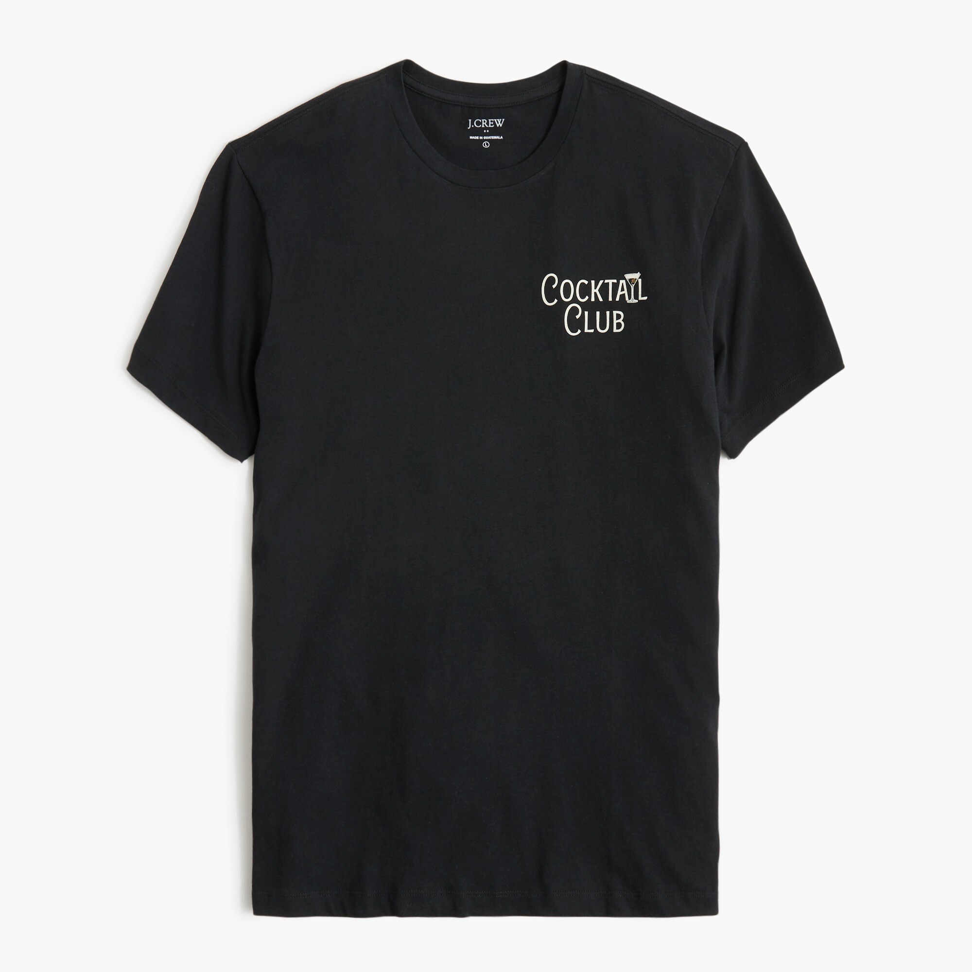 "cocktail club" graphic tee for men