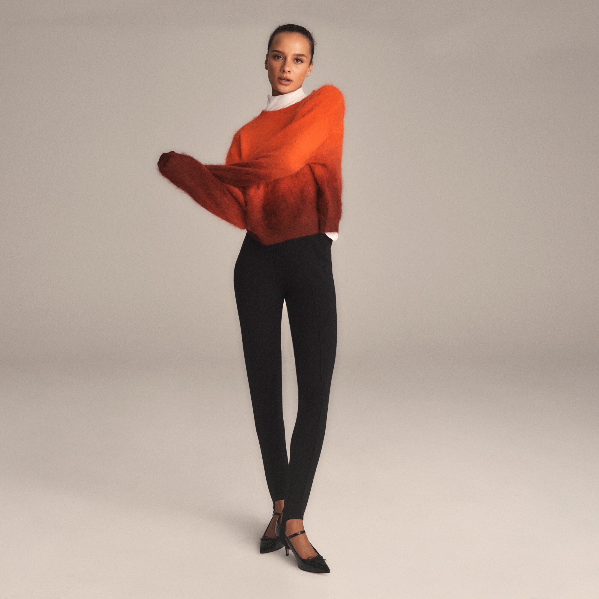 Slim stirrup sweater pant