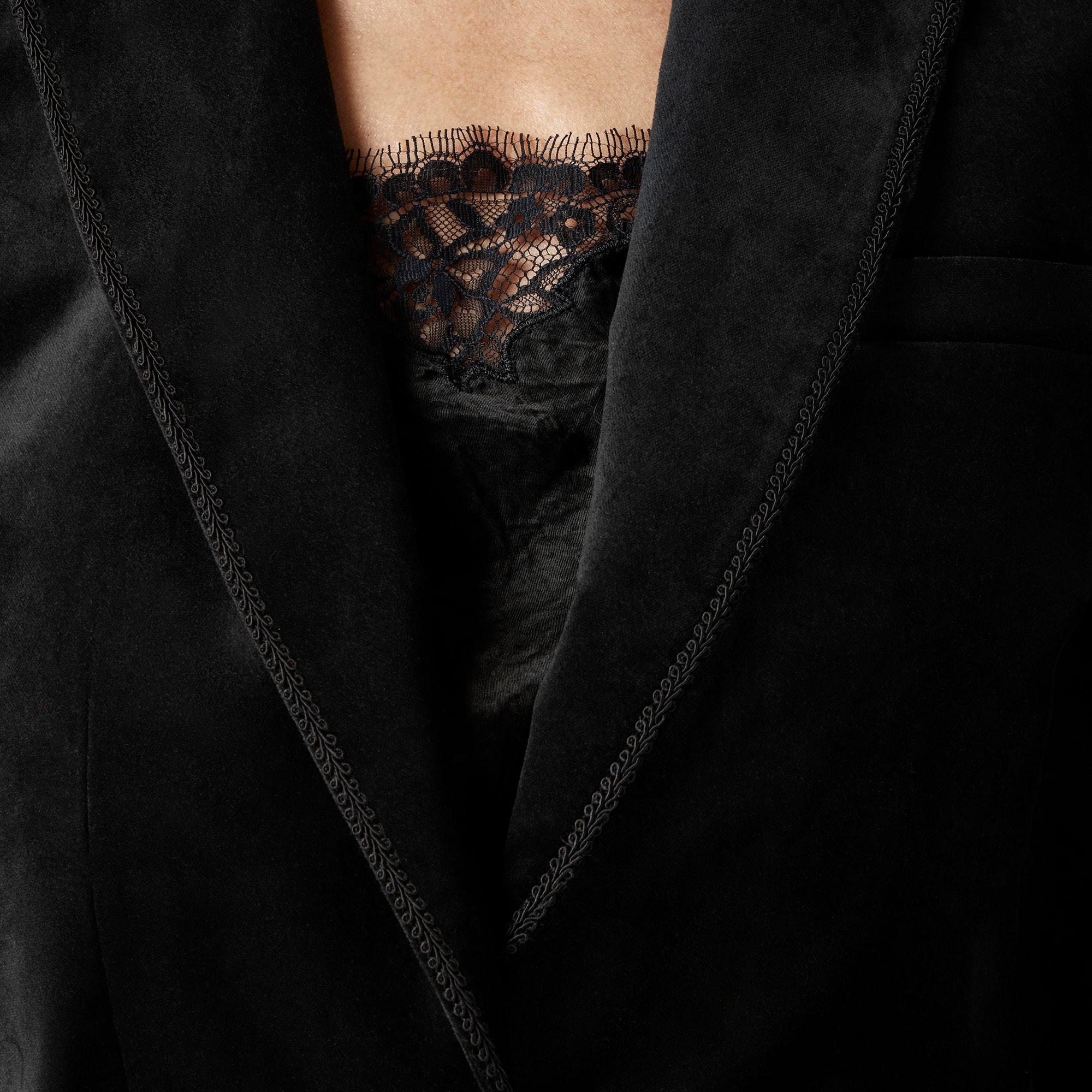 Alexandra blazer in velvet