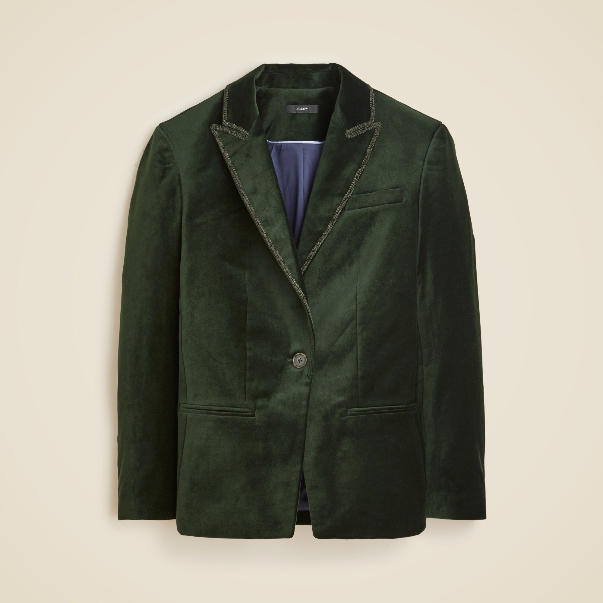 J crew green blazer discount