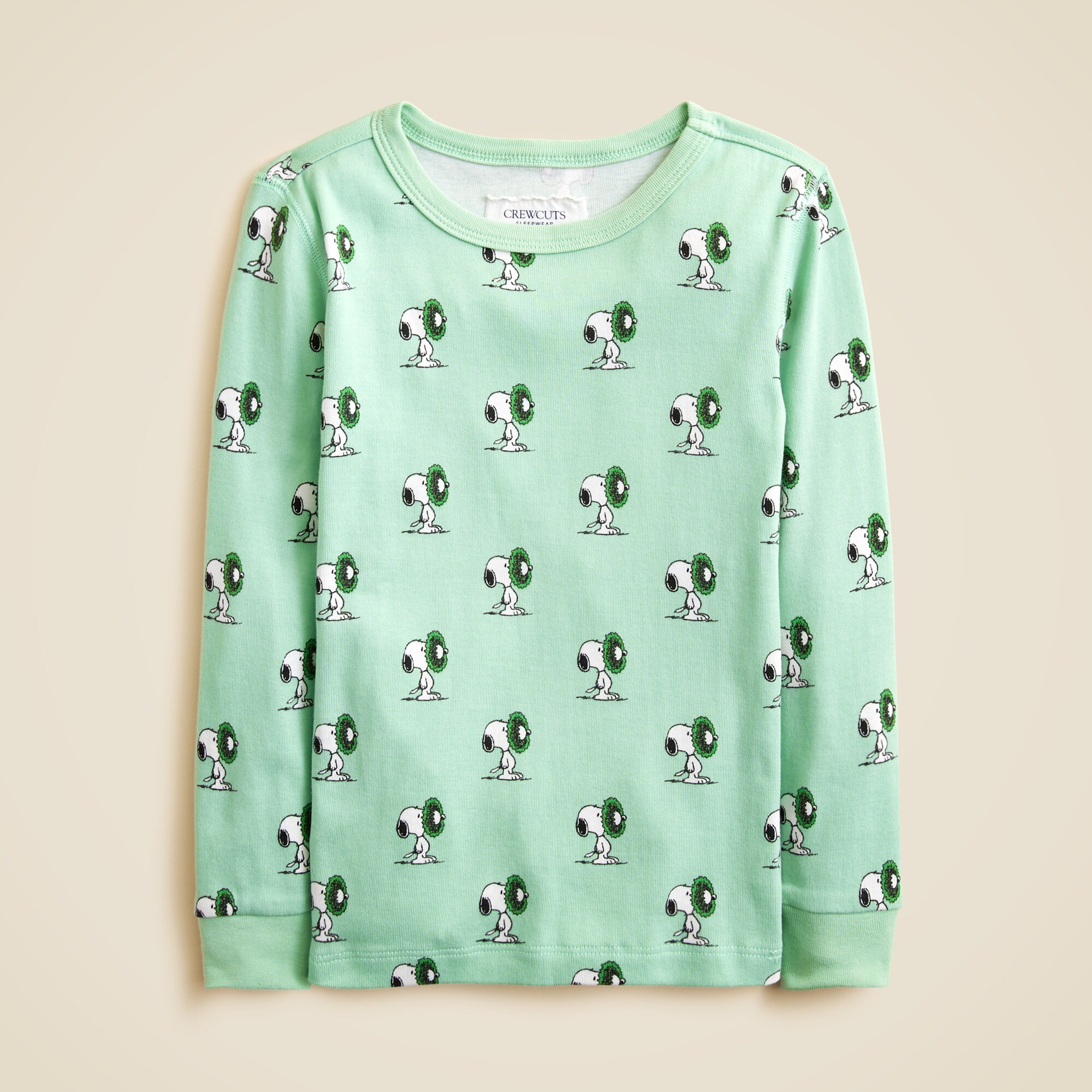 Kids' Peanuts® X Crewcuts Snoopy and gang long-sleeve pajama set
