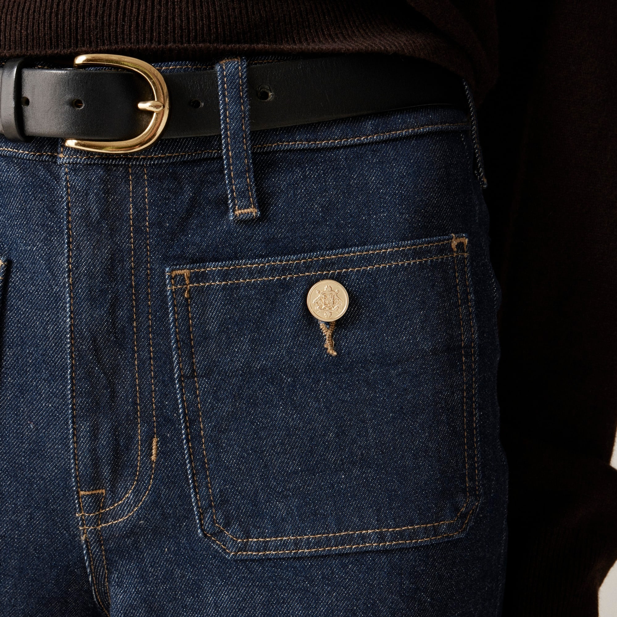 Slim-wide jean with sailor pockets - image 3