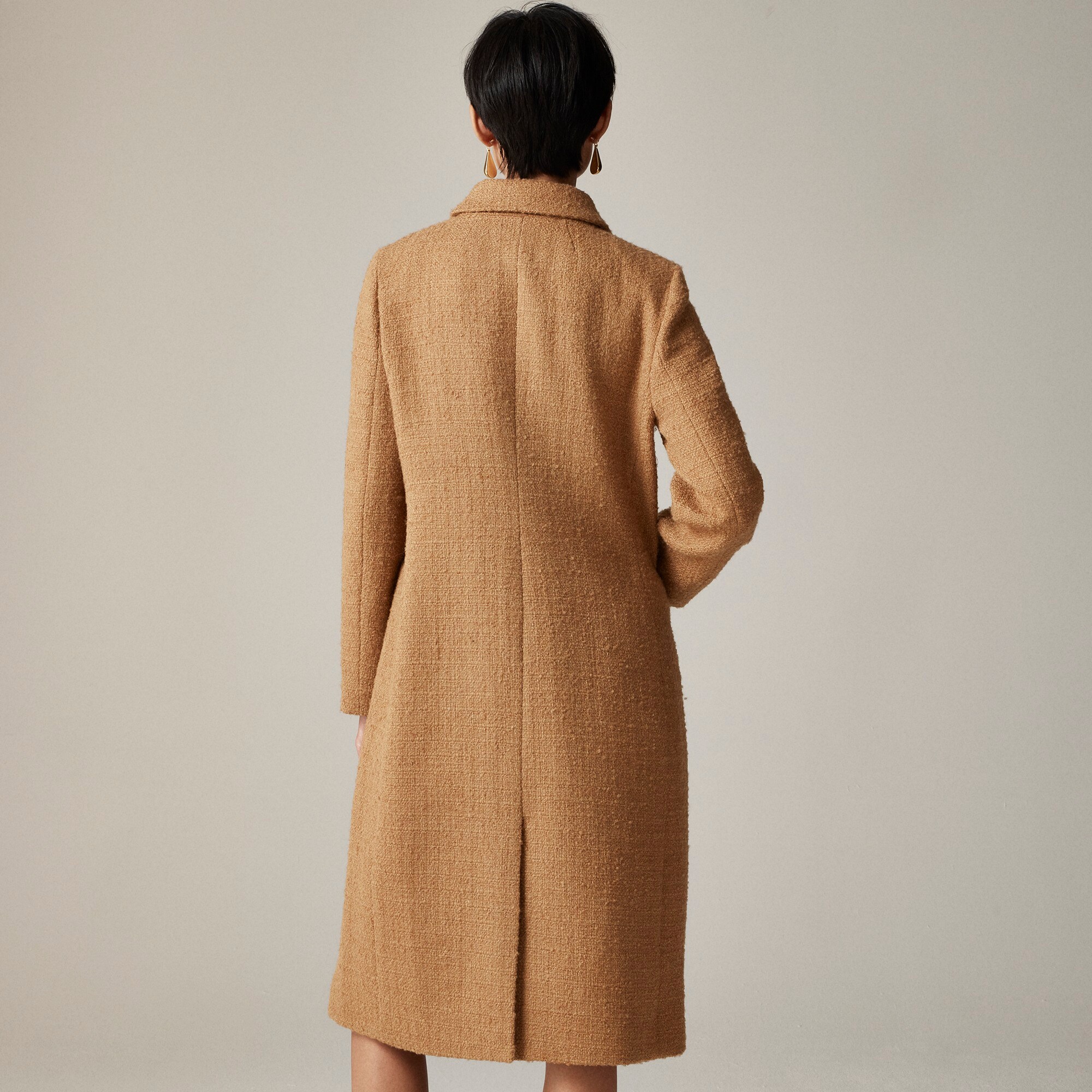 J.Crew: Tweed Lady Day Topcoat For Women