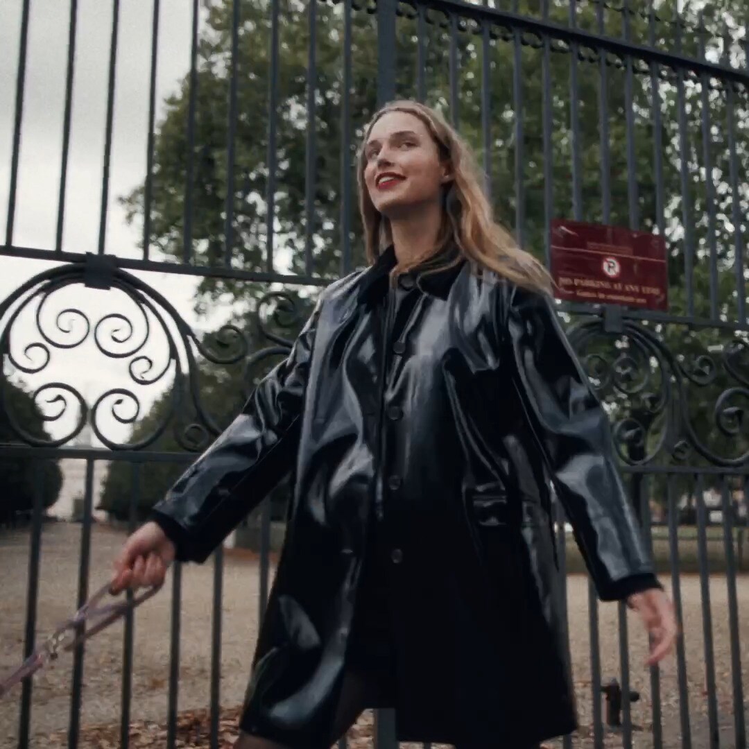 J.Crew Collection Barn Jacket In Patent Faux Leather For Women